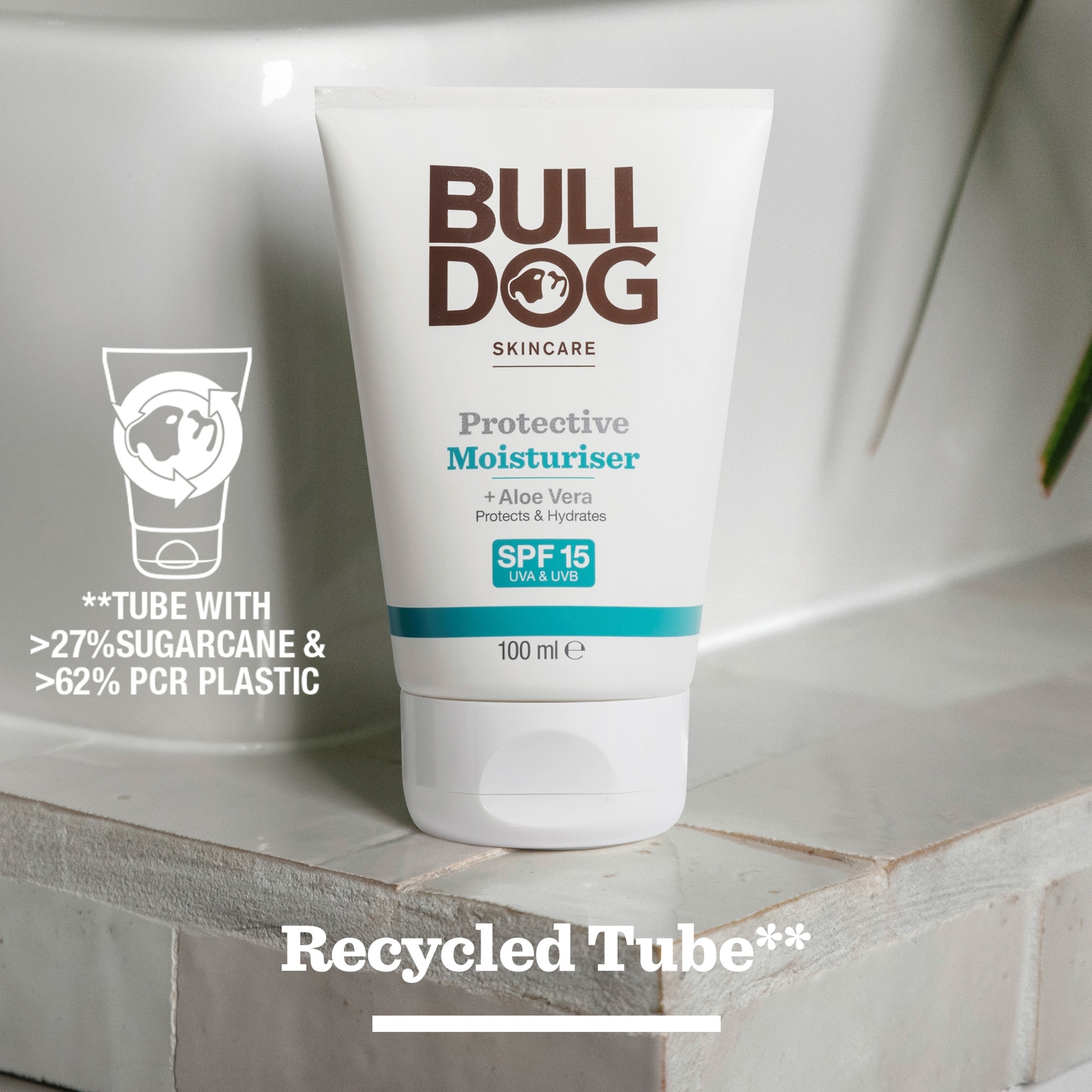 Bulldog Skincare Protective SPF15 Men's Face Moisturiser 100ml thumbnail 5