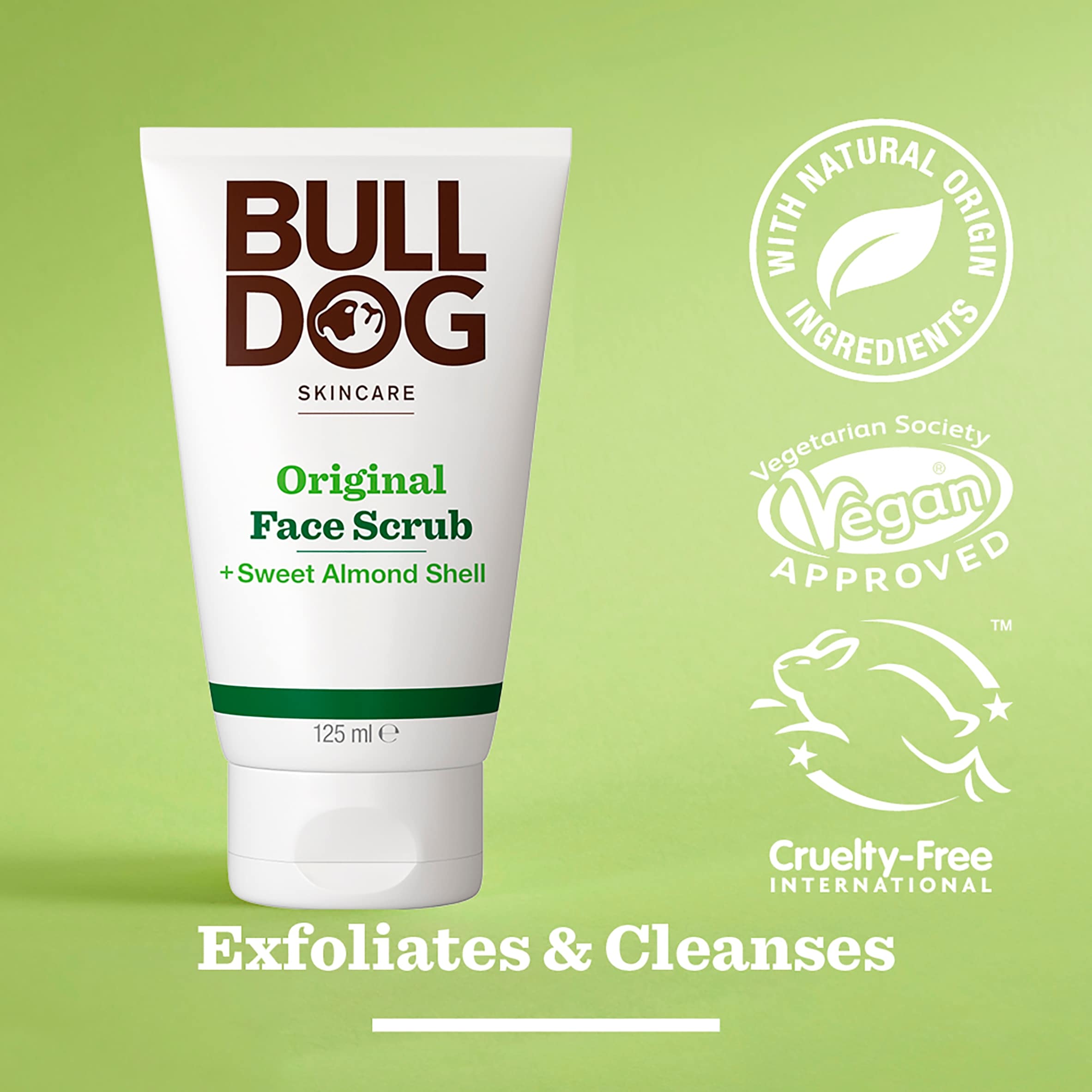 Bulldog Skincare Original Men's Face Scrub 125ml thumbnail 2