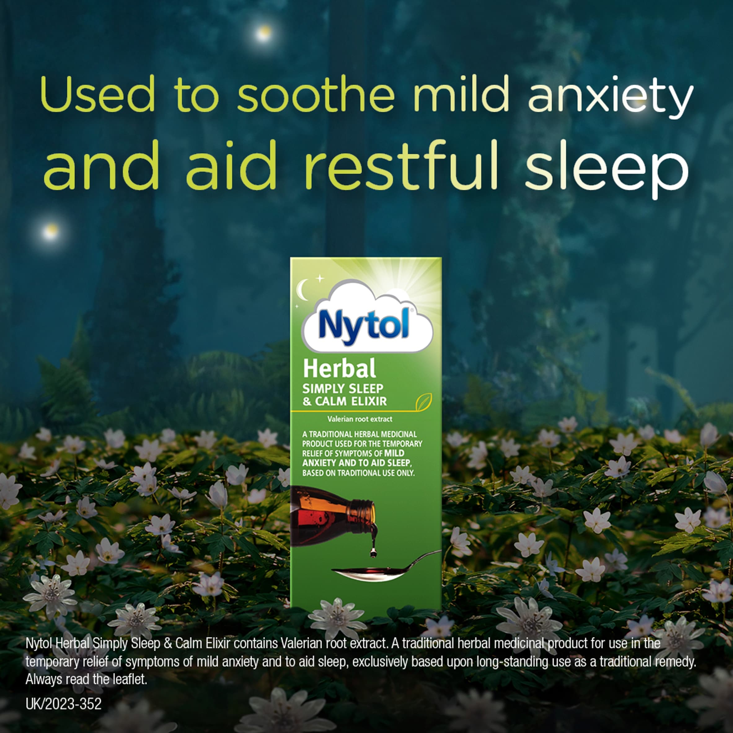 Nytol Herbal Simply Sleep & Calm Elixir with Valerian Root Extract 100ml thumbnail 3