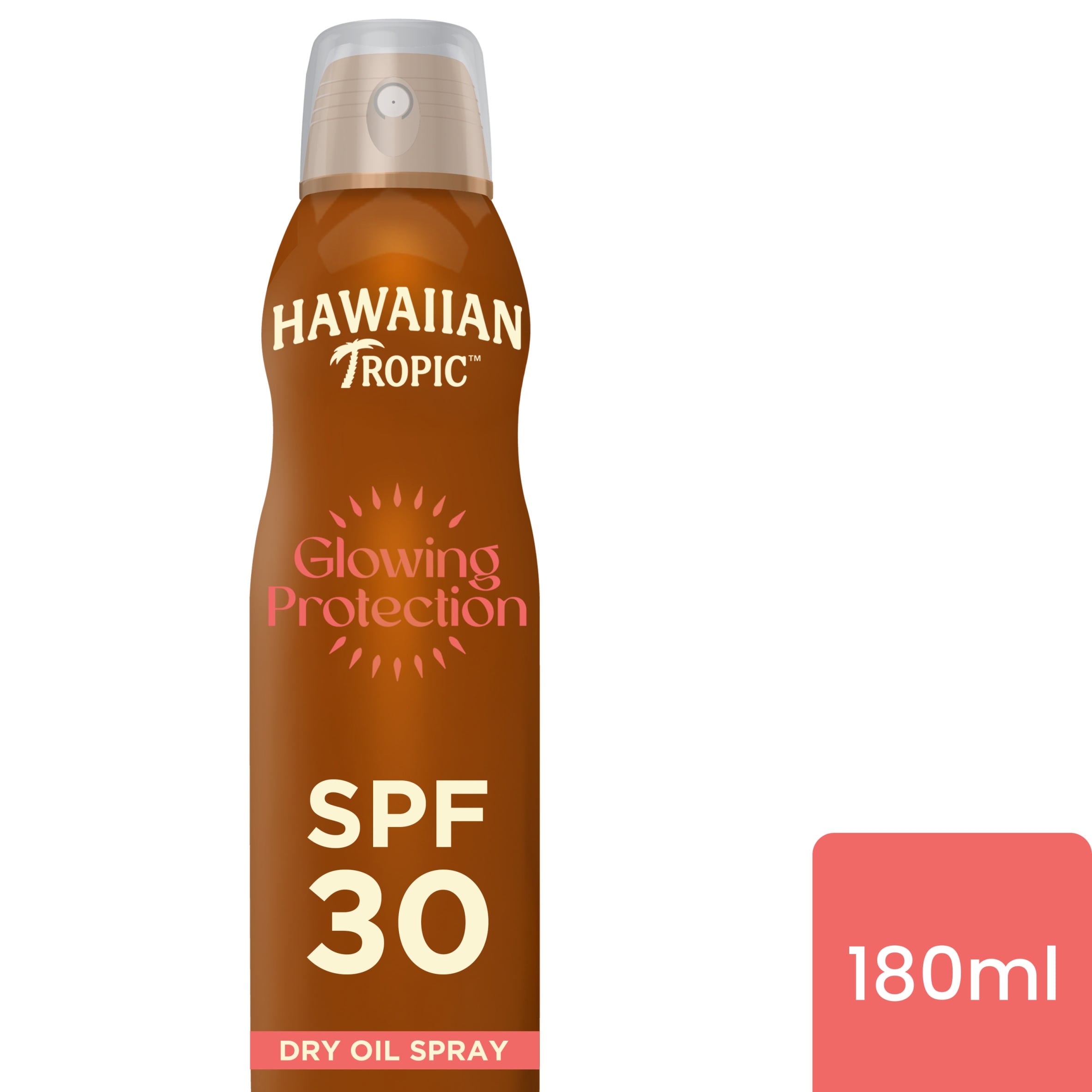 Hawaiian Tropic Glowing Protection Sunscreen Spray SPF 30 180ml