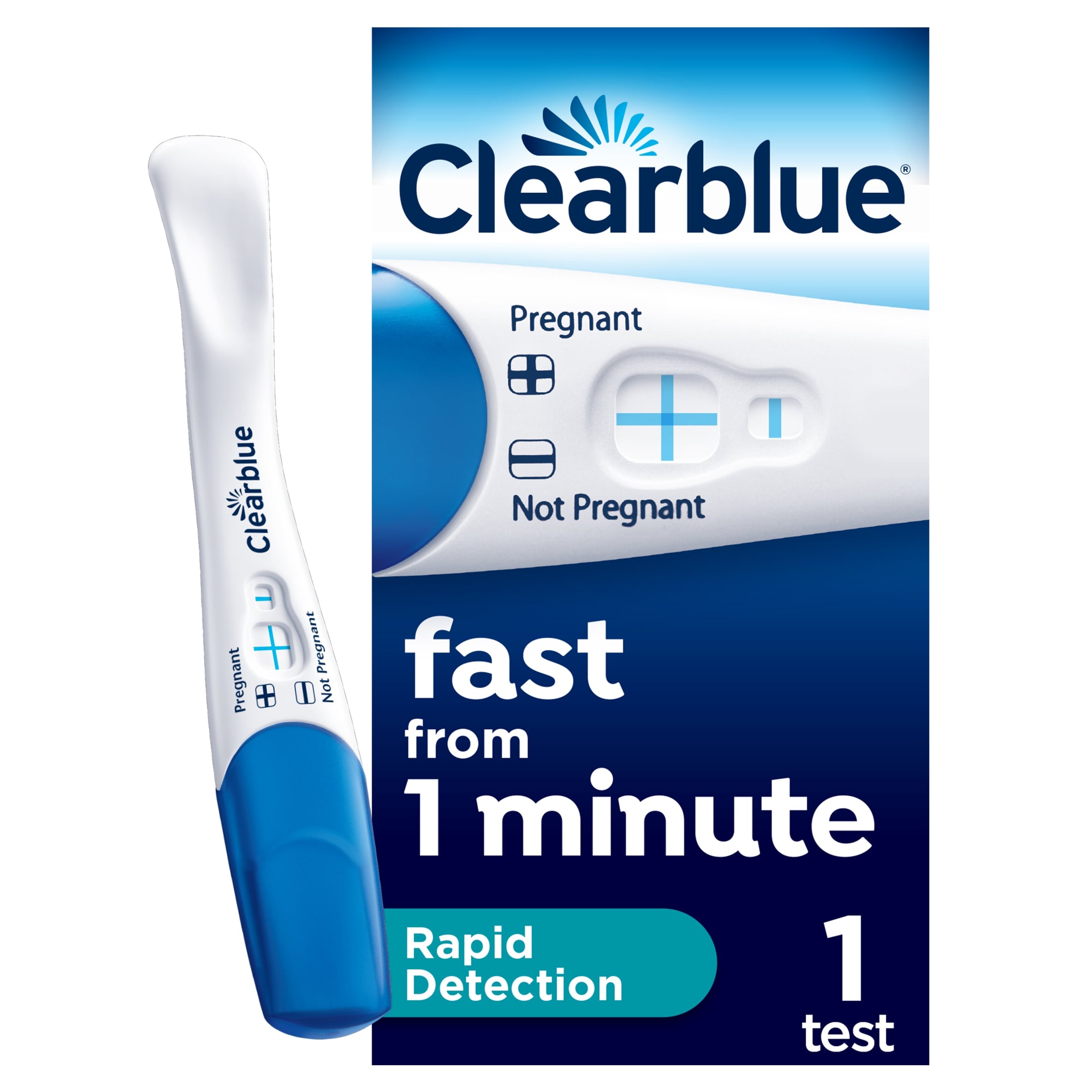 Fast Clearblue Plus Visual Pregnancy Test 1Ct