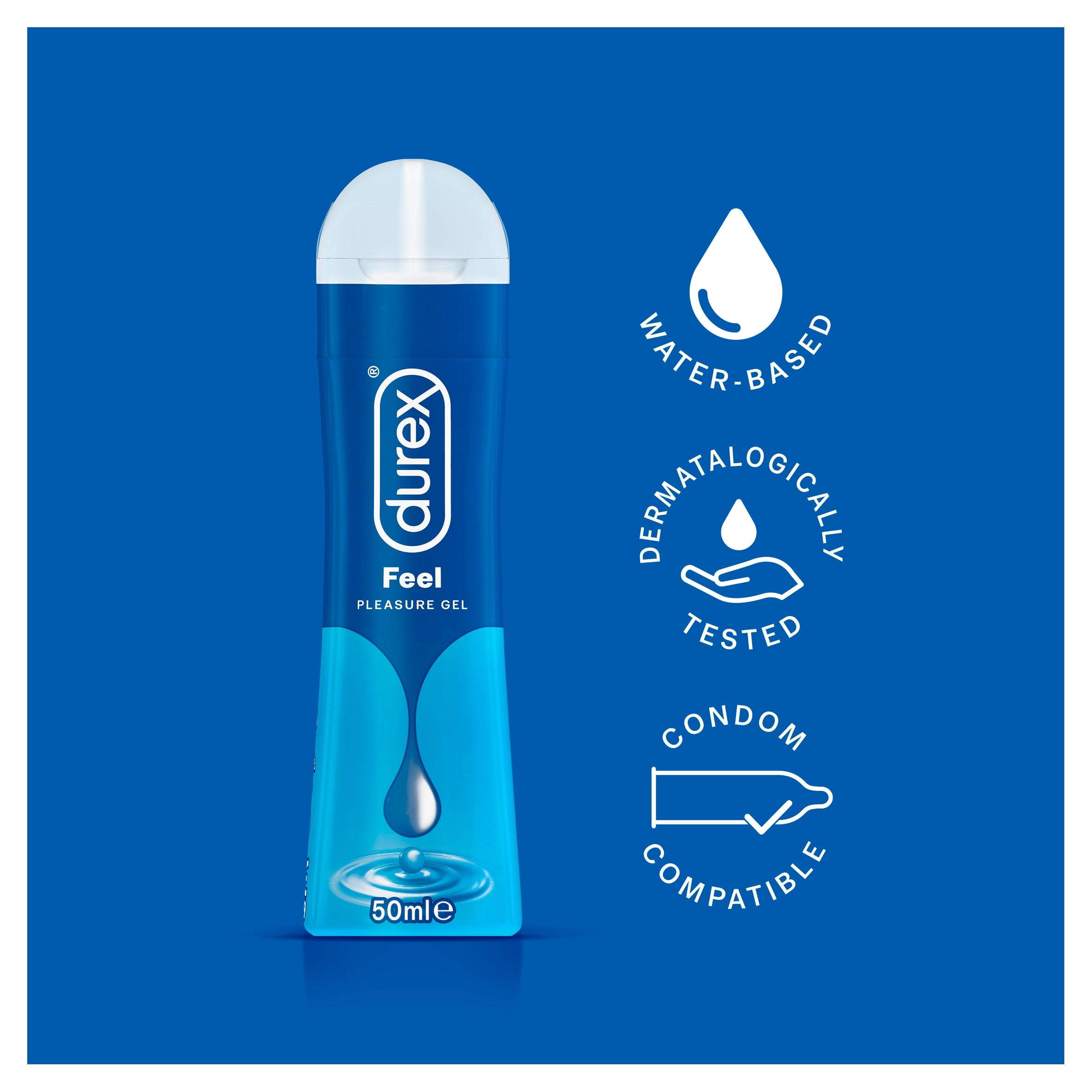 Durex Play Water Based Feel Lubricant Gel 50ml thumbnail 4