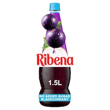 Ribena Blackcurrant Squash No Added Sugar 1.5L