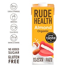 Rude Health Organic Almond Longlife Dairy Free Drink 1L thumbnail 2