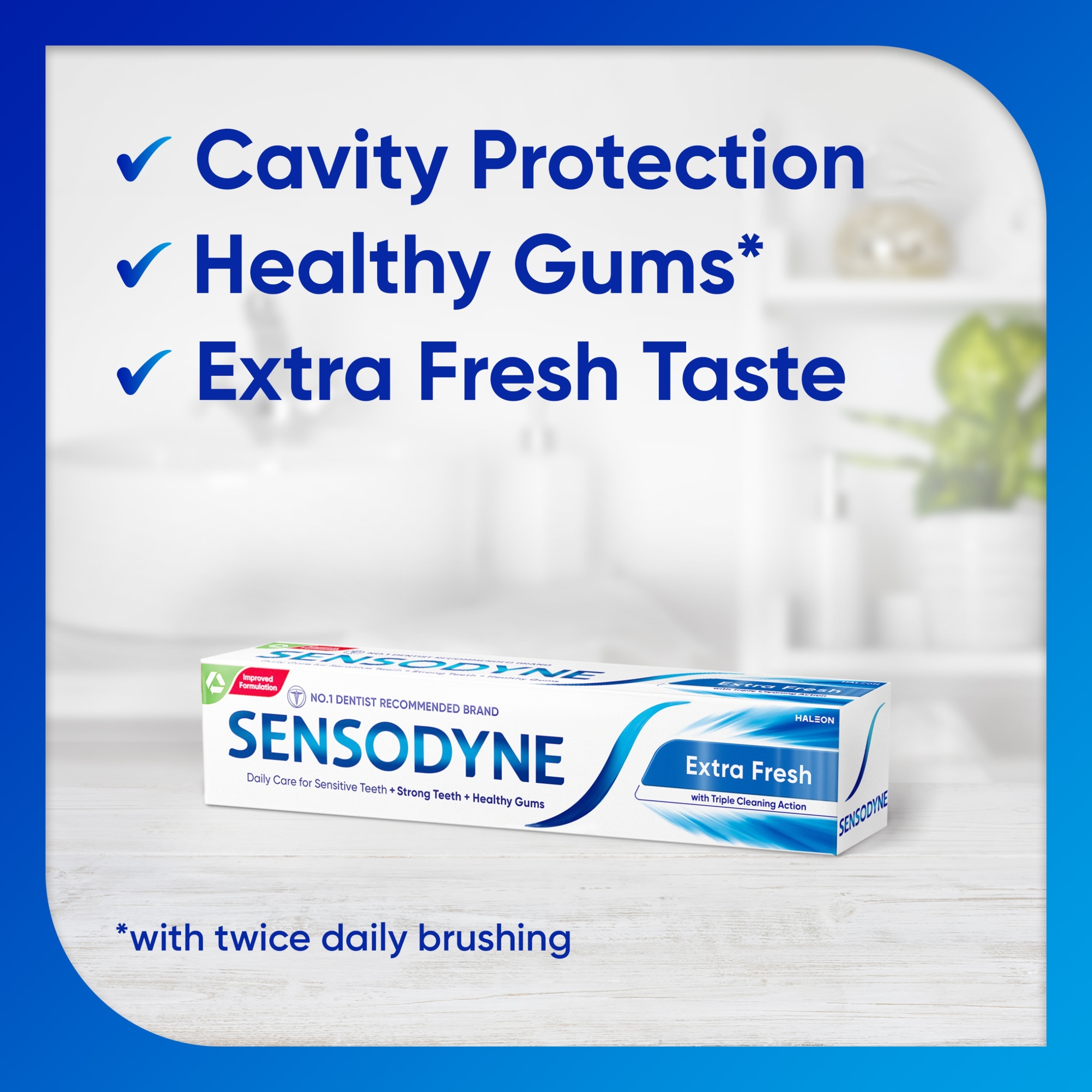 Sensodyne Daily Care Sensitive Toothpaste - Extra Fresh 75ml thumbnail 4