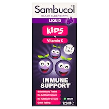 Sambucol Black Elderberry Liquid for Kids - Berry Flavour 120ml