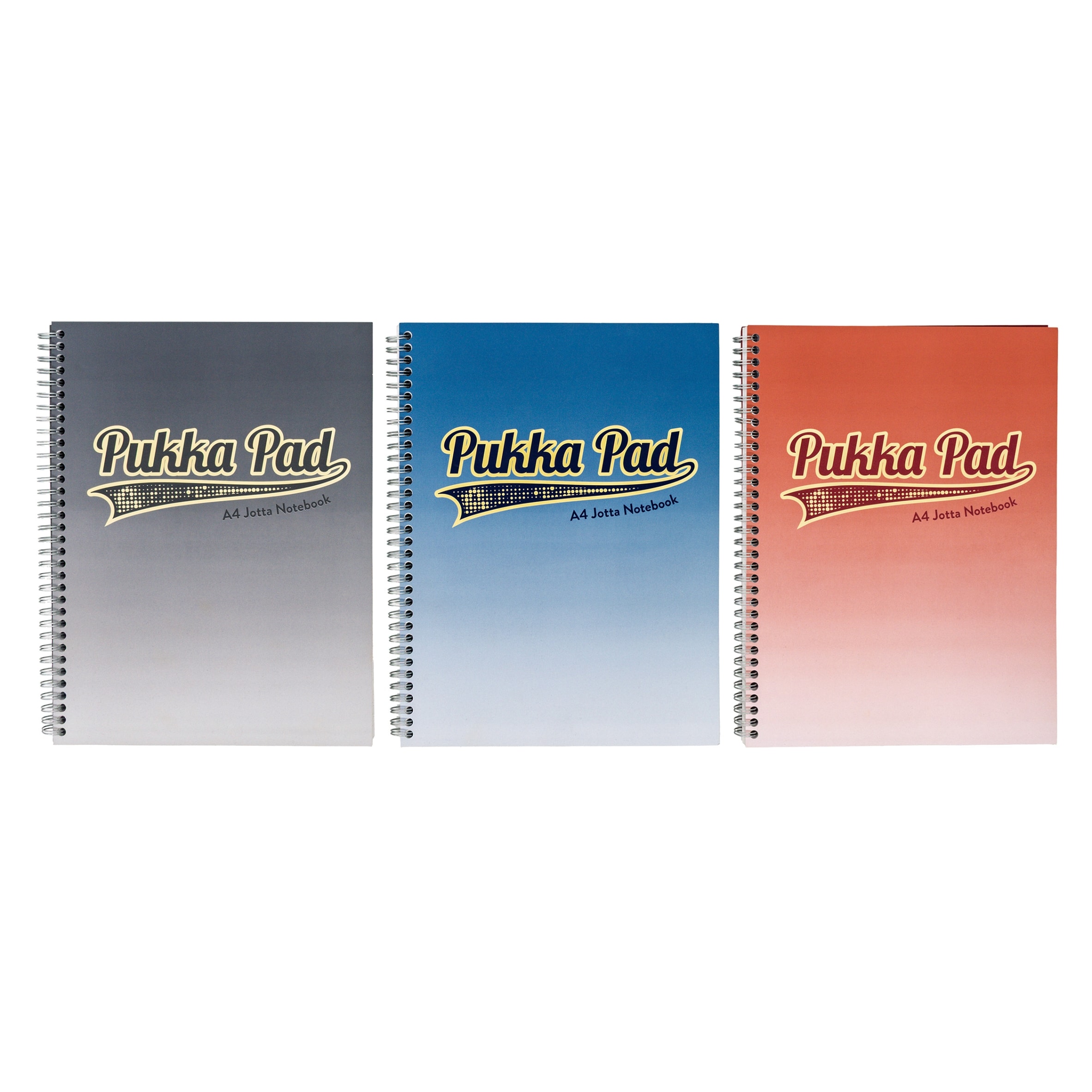 Pukka Stationery Pad Ombre A4 Jotta Notebook 80 Sheets - Assorted