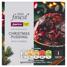 Tesco Finest Free From Christmas Pudding with Cognac 100g