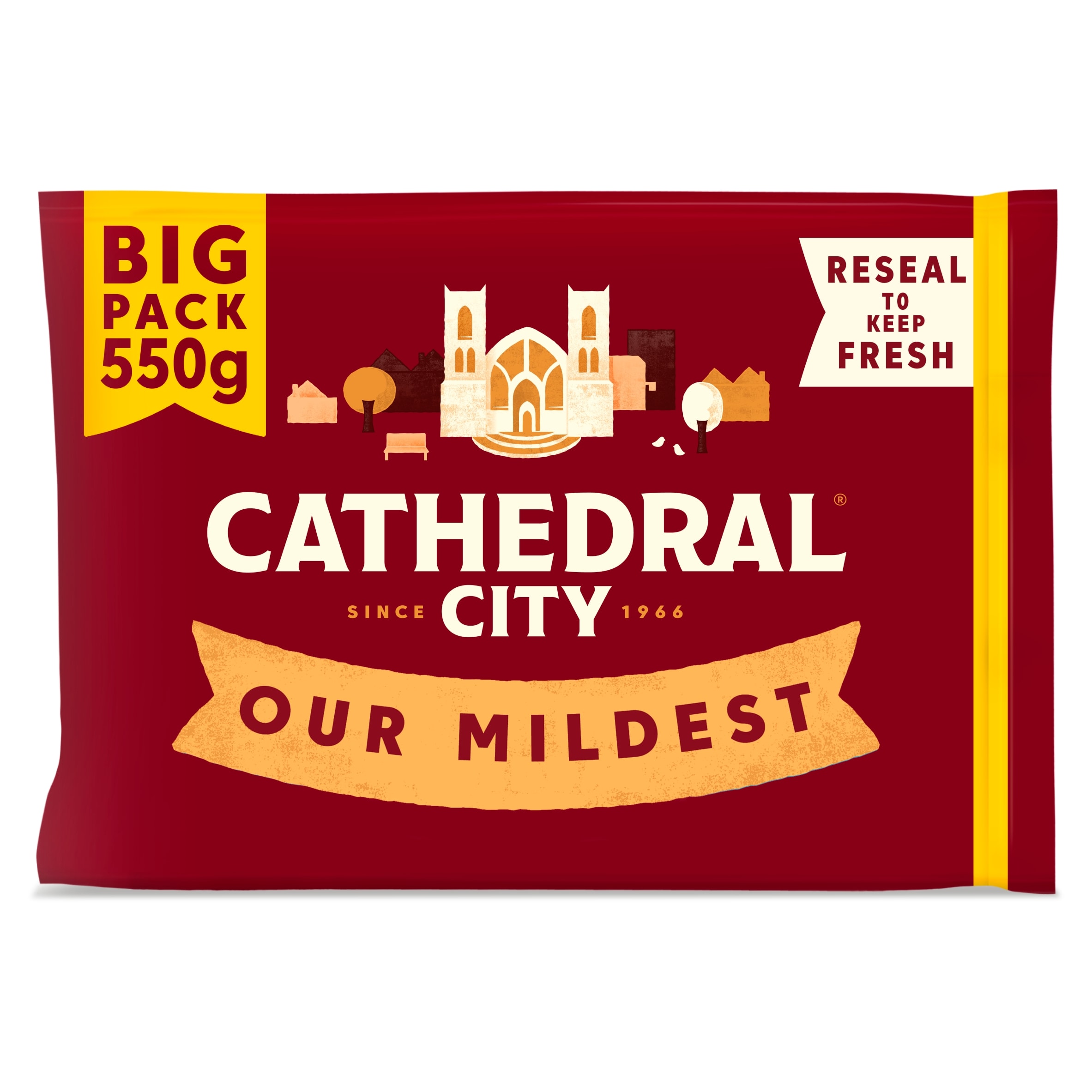 Cathedral City Mild Cheddar Cheese 550G
