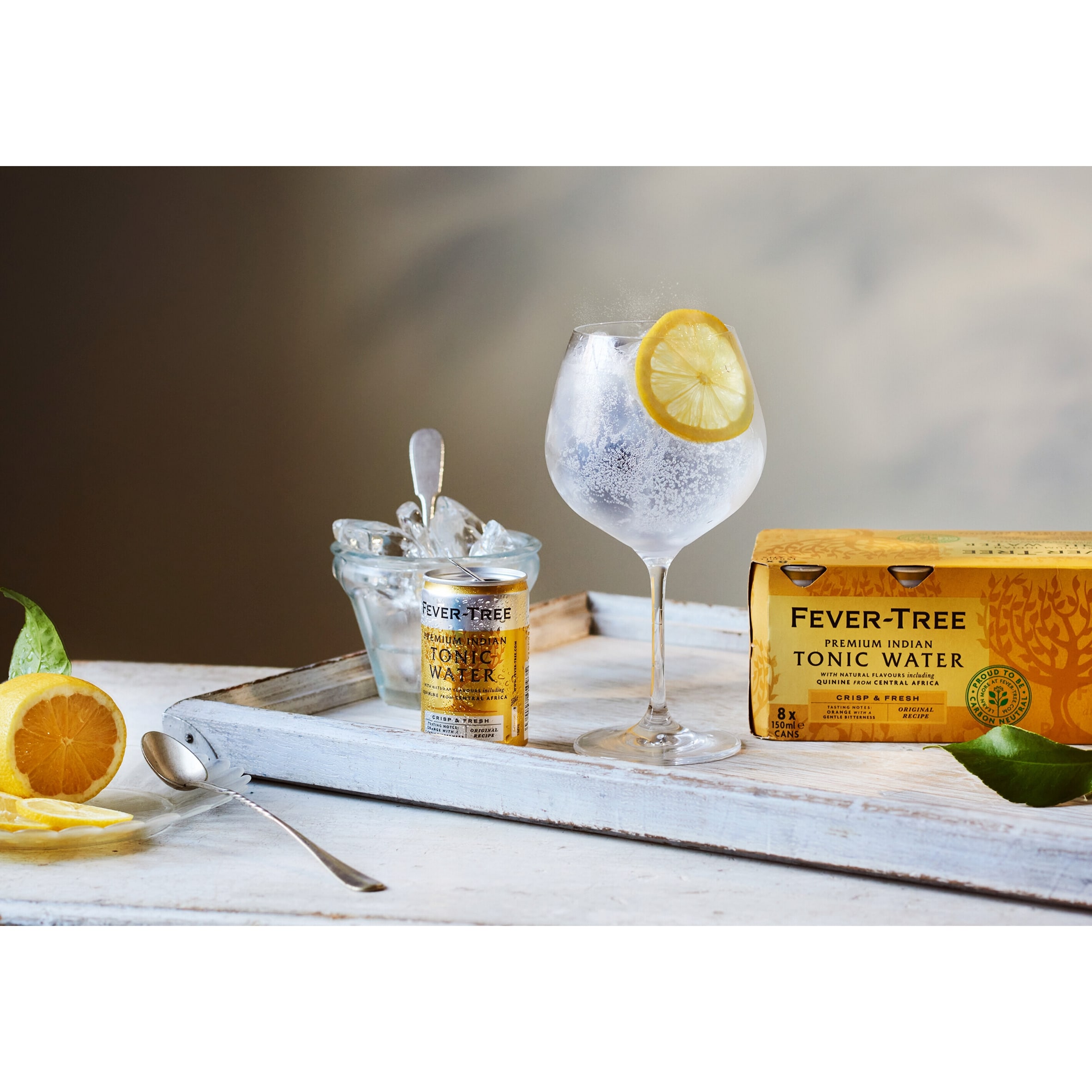 Fever-Tree Premium Indian Tonic Water Cans 8x150ml thumbnail 2