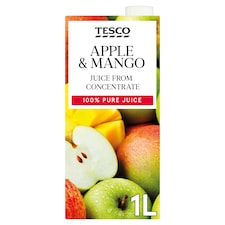 Tesco Apple And Mango From Concentrate 1 Litre