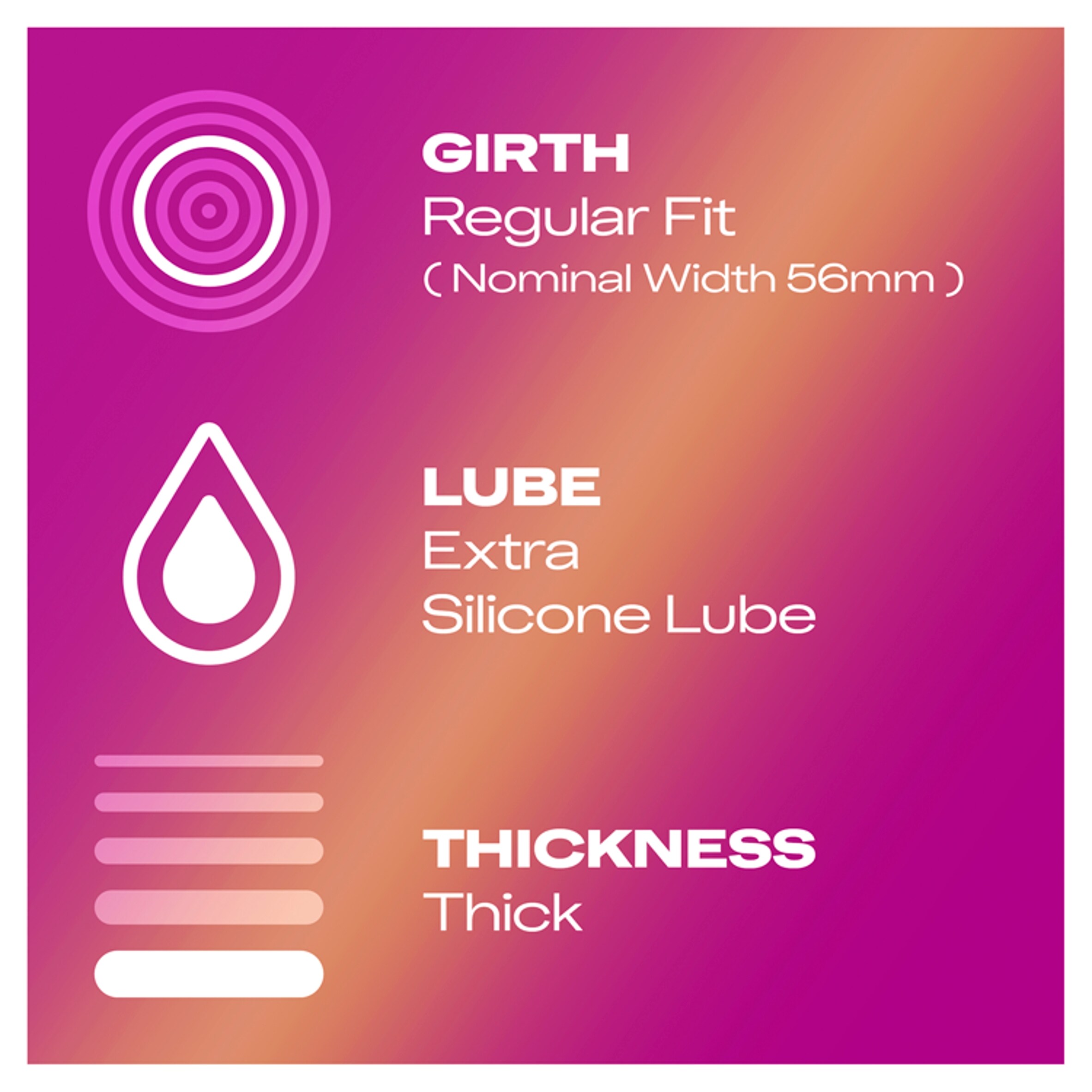 Durex Pleasure Me Condoms Ribbed & Dotted Regular Fit 12 Pack thumbnail 3