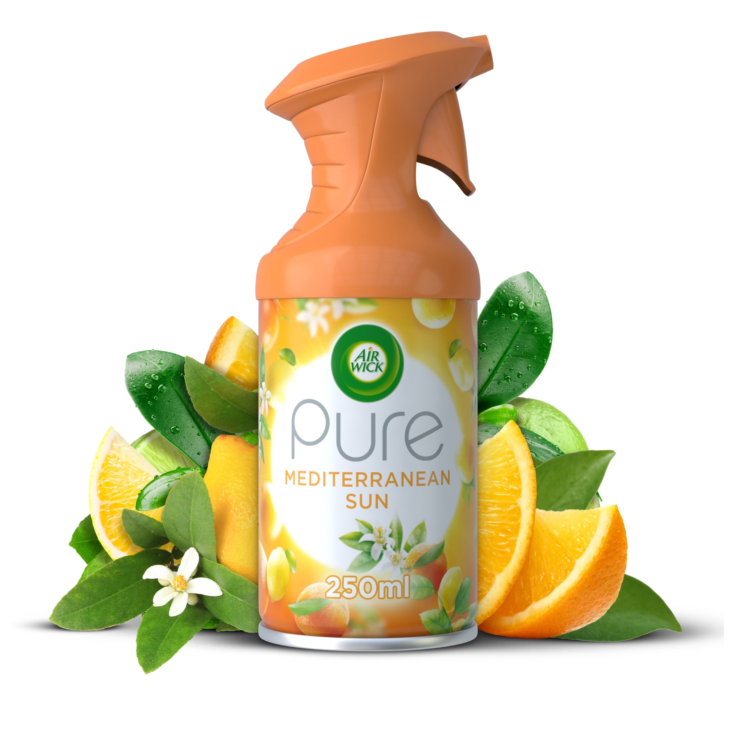 Air Wick Pure Aerosol Spray Mediterranean Sun Air Freshener 250ml