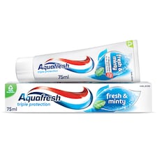 Aquafresh Fresh and Minty Toothpaste 75ml