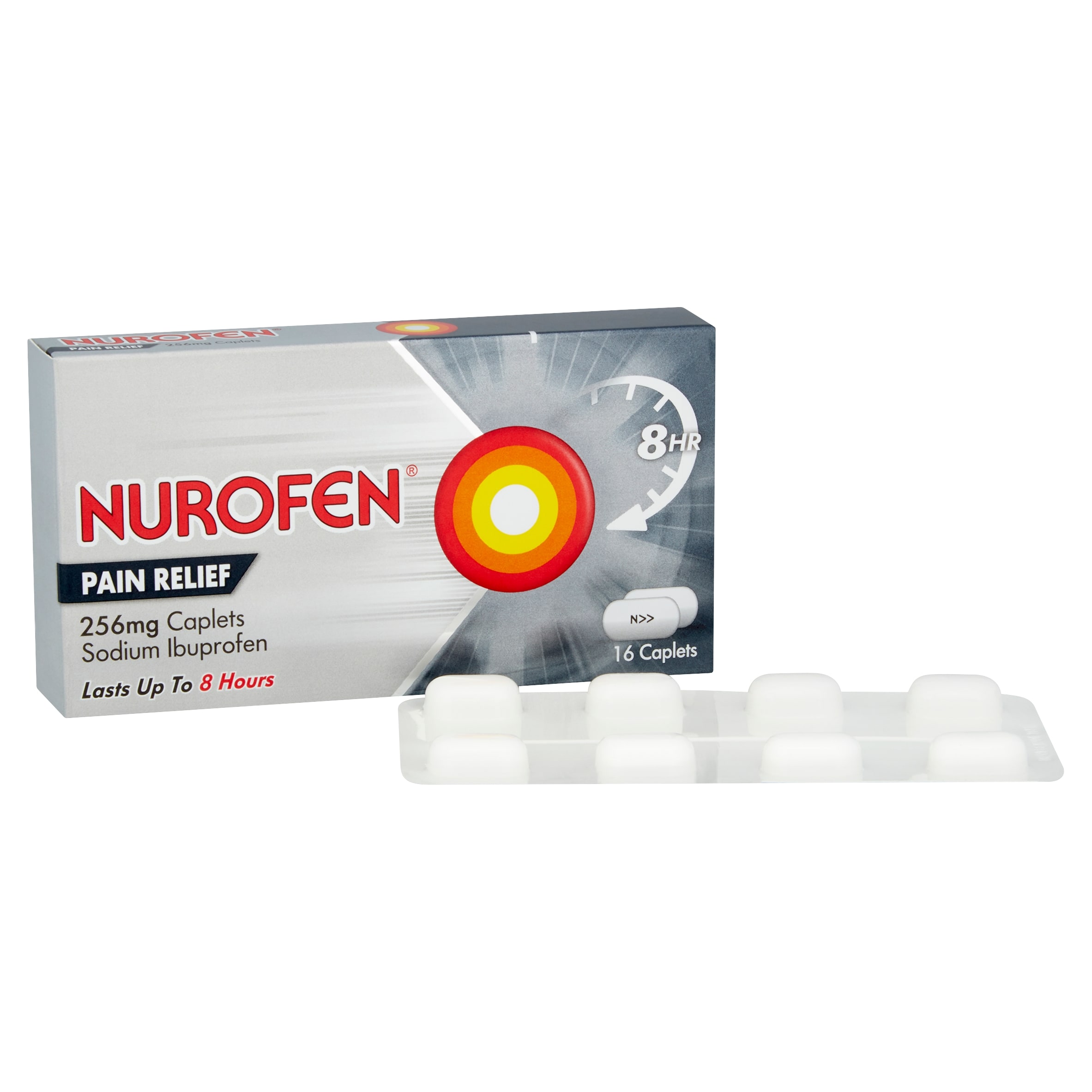 Nurofen Joint & Back Pain Relief Ibuprofen Caplets - Sodium 16s thumbnail 2
