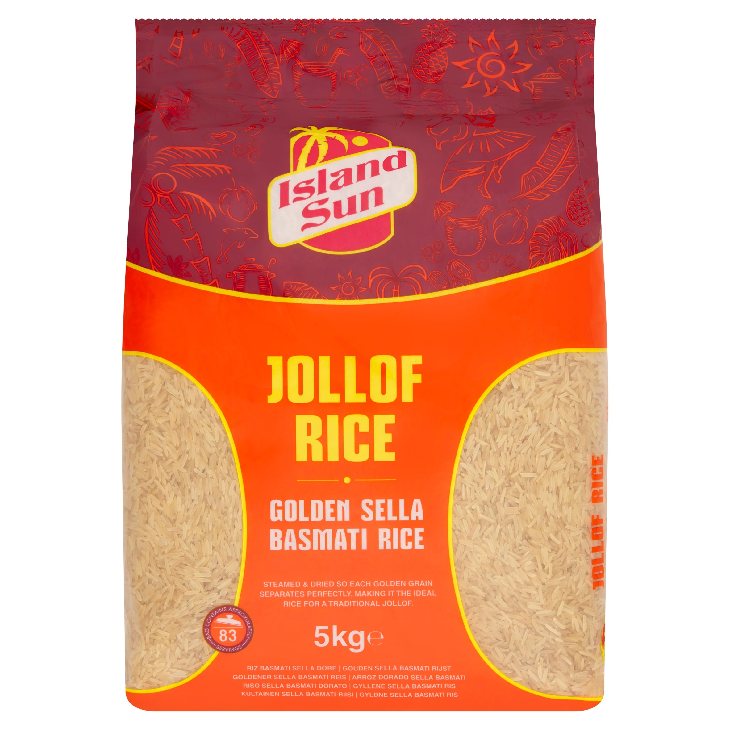 Island Sun Golden Basmati Sella Rice 5Kg