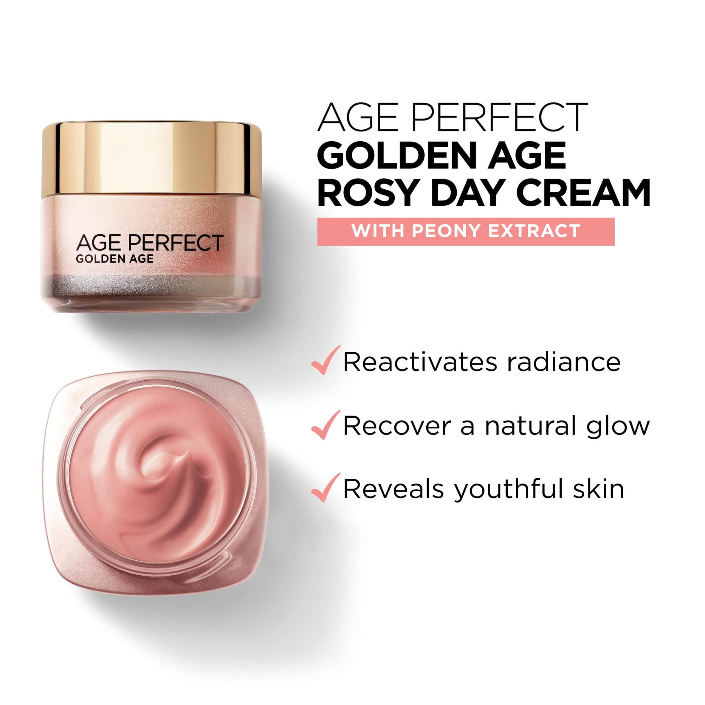 L'Oreal Paris Age Perfect Golden Age Rosy Day Cream 50Ml thumbnail 4