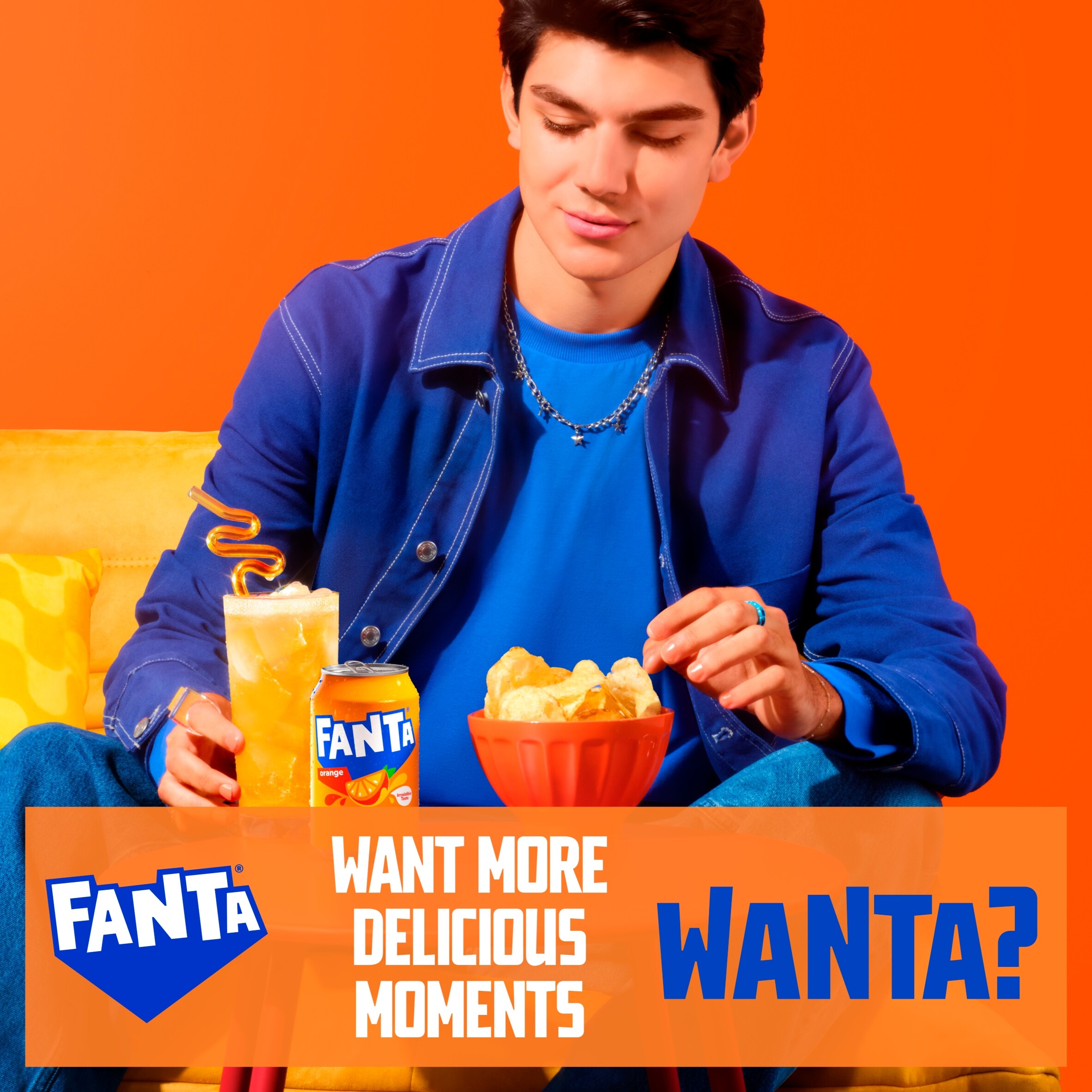 Fanta Orange Soft Drink Cans 8 x 330 mL thumbnail 4