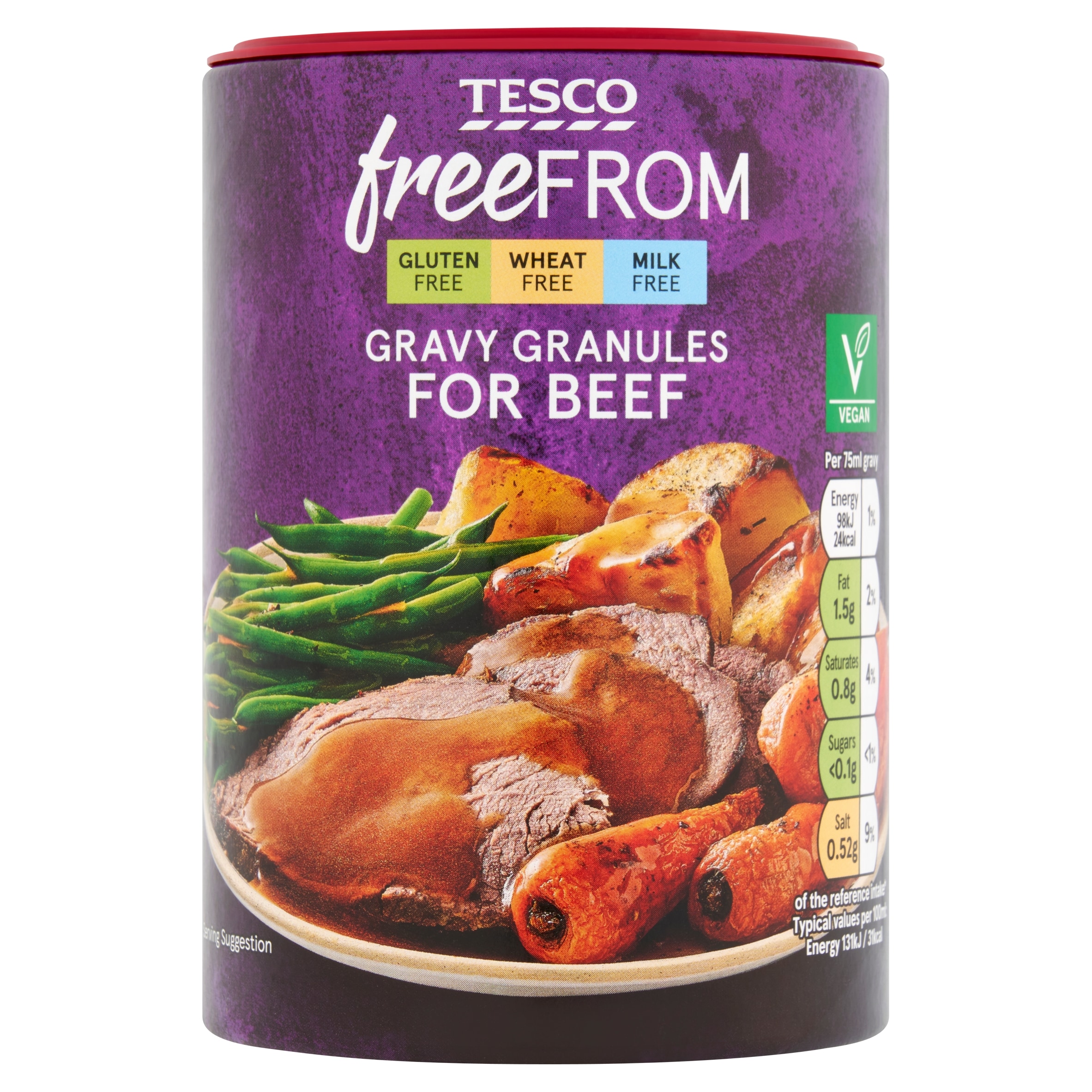 Tesco Free From Gravy Granules For Beef 170g
