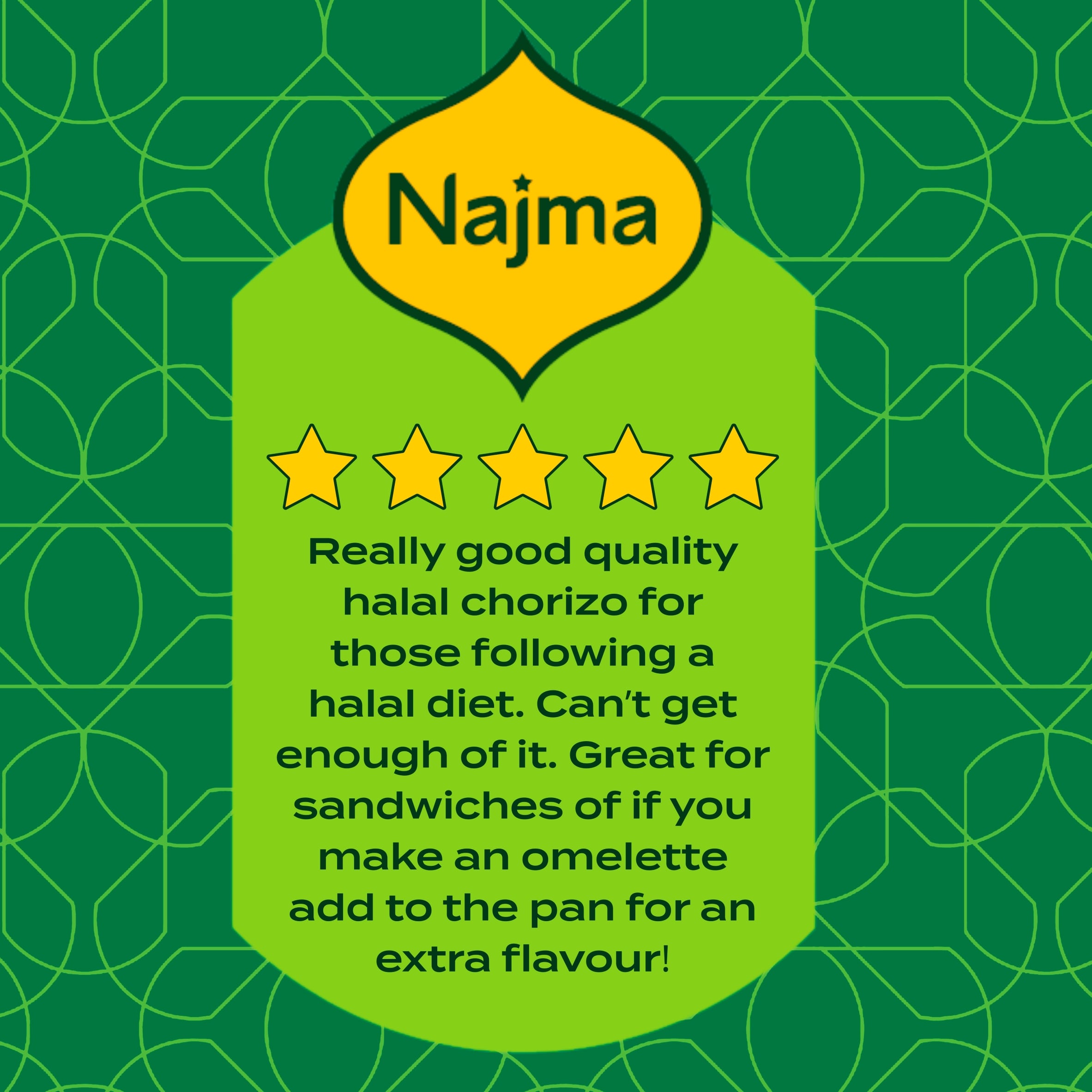 Najma Halal Turkey Chorizo Slice 80G thumbnail 4