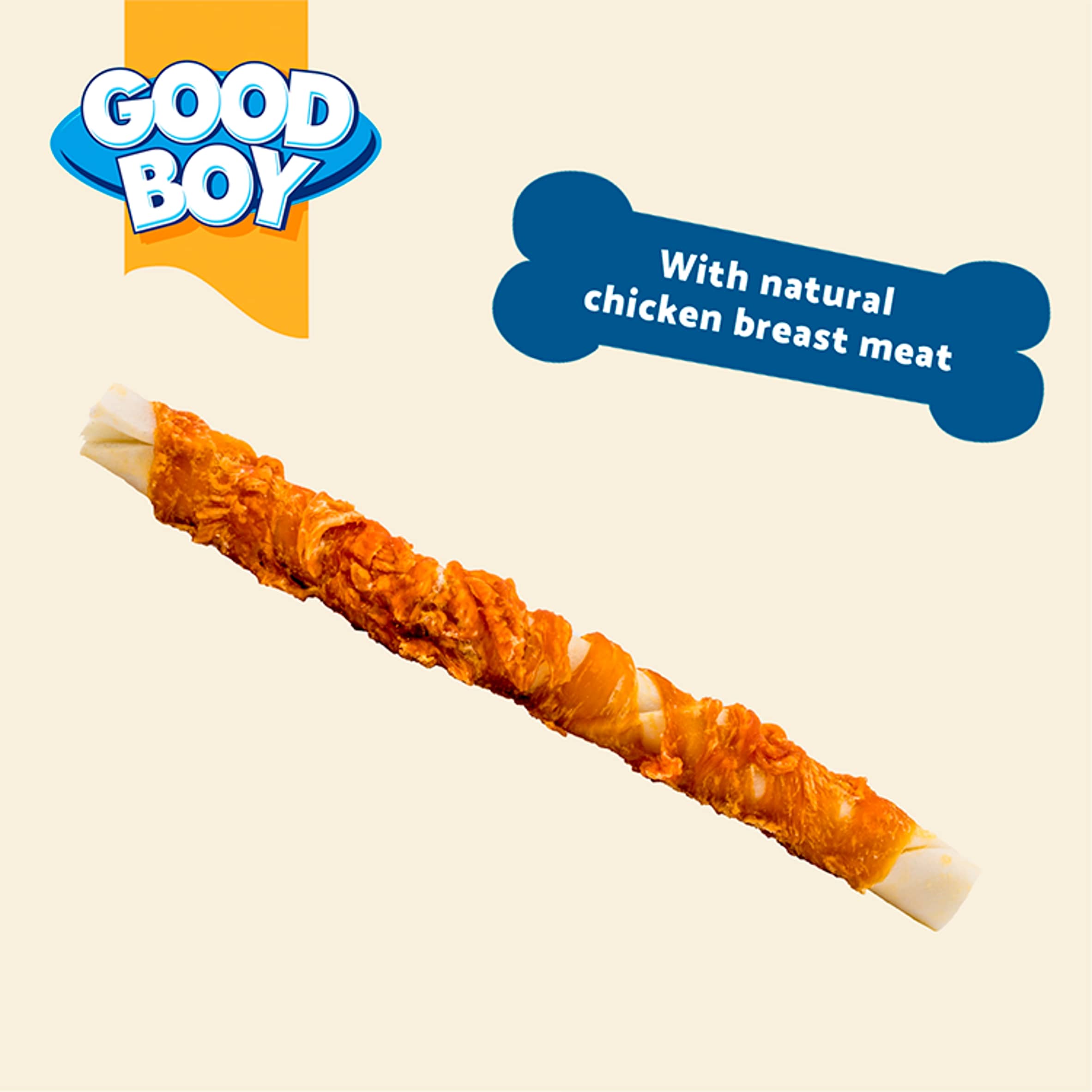 Good Boy Wagtastic Dog Treats Jumbo Chicken Twist 70g thumbnail 3