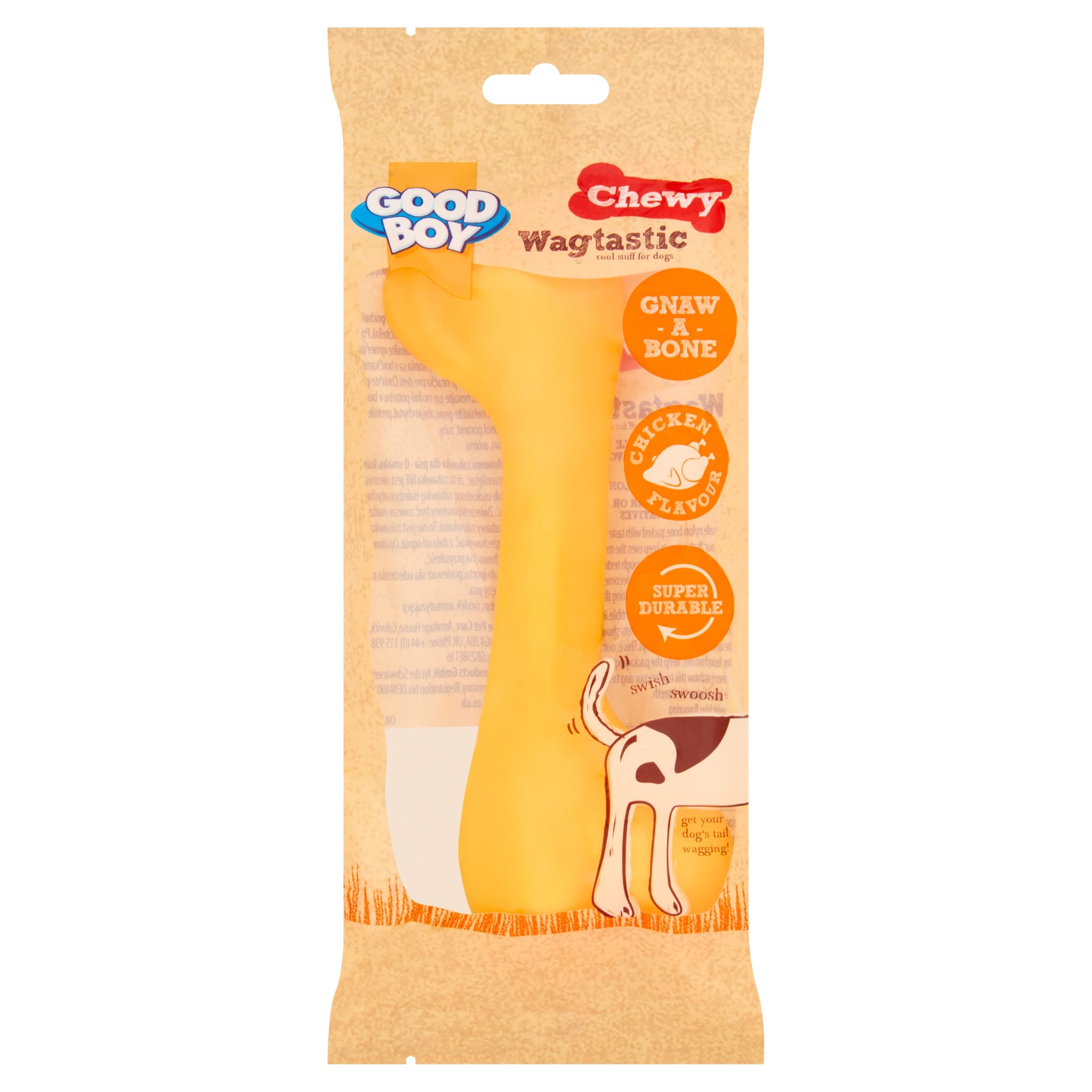 Wagtastic Gnaw A Bone Dog Toy
