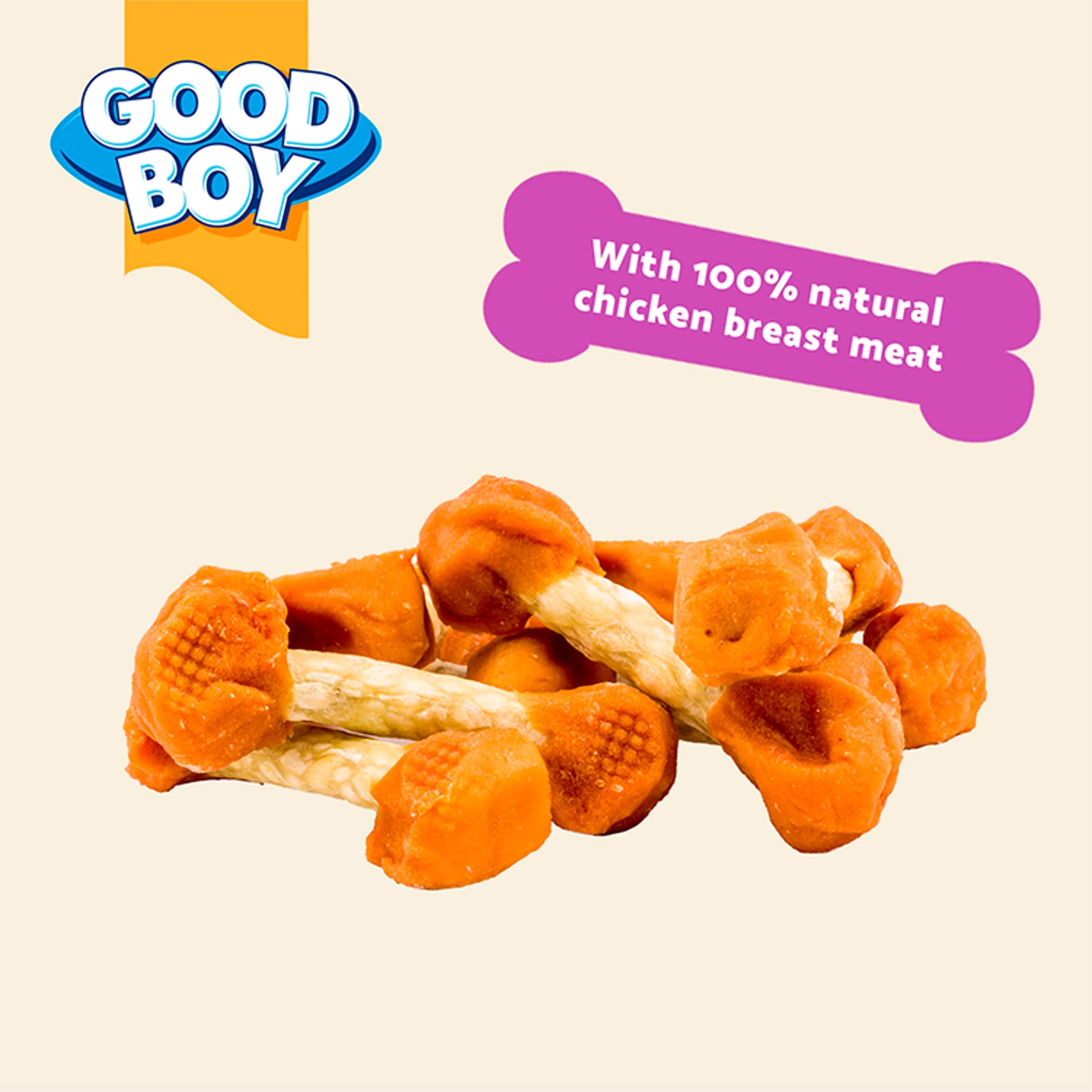 Good Boy Wagtastic Dog Treats Chicken Dumbbells 350g thumbnail 3