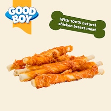 Wagtastic Chewy Chicken Twists Dog Chew Treats 320G thumbnail 3