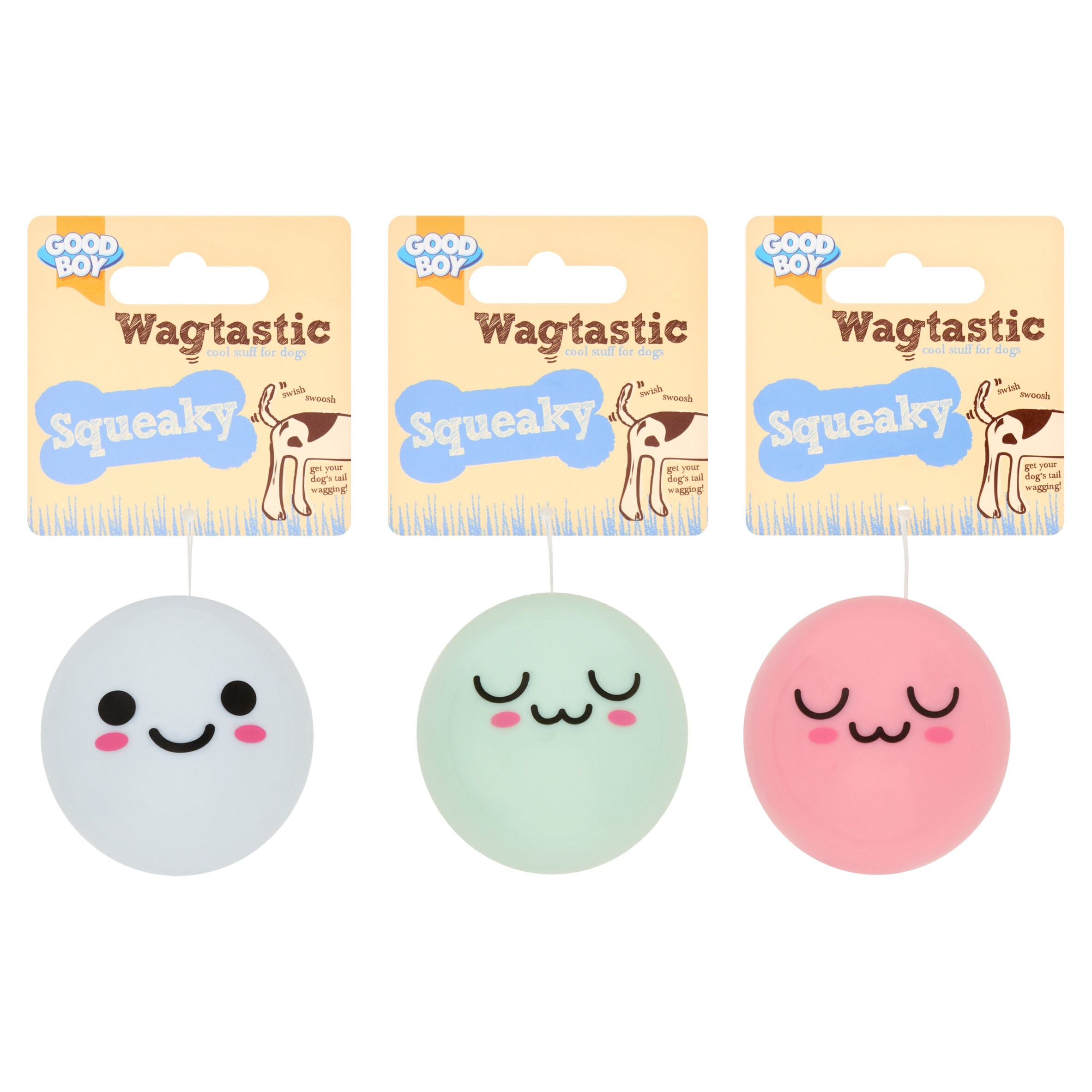 Wagtastic Face Balls Dog Toys thumbnail 2