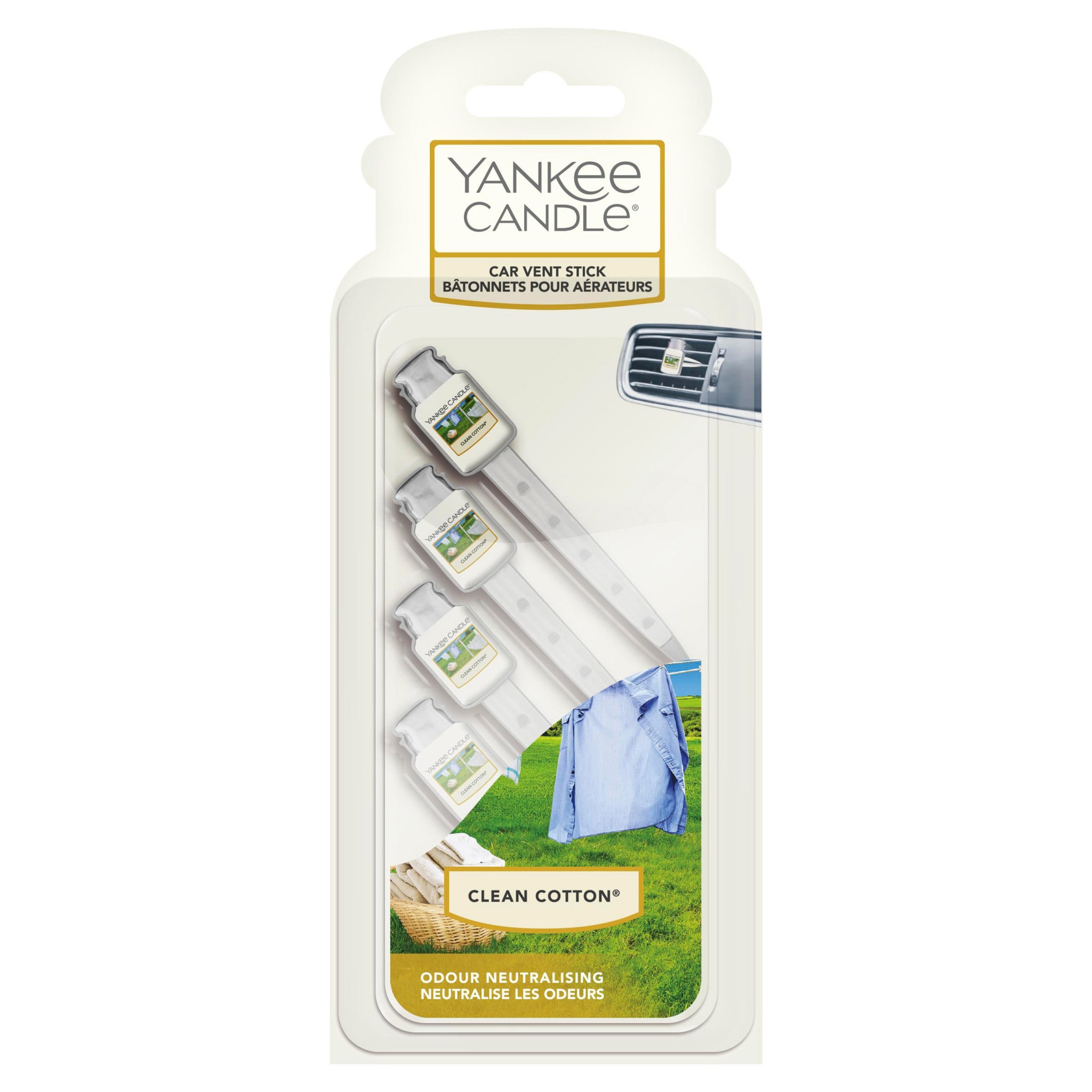 Yankee Candle Clean Cotton Vent Car Air Freshener