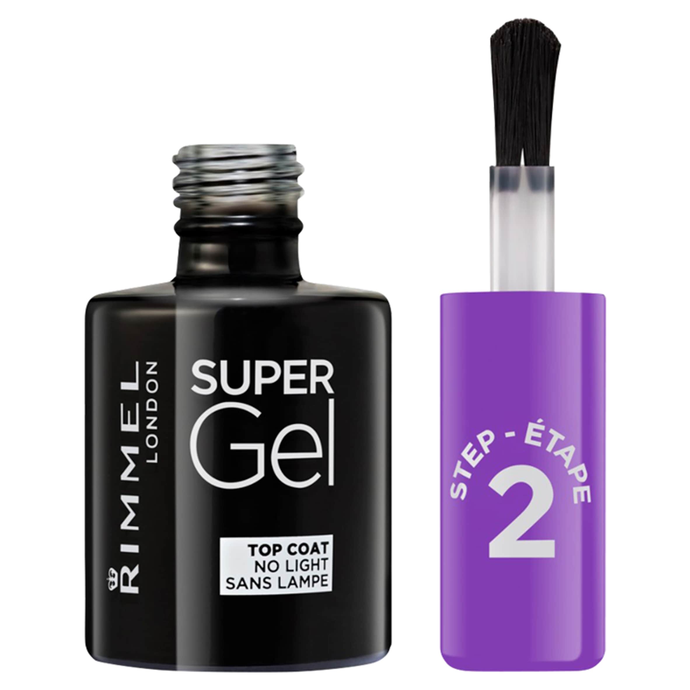 Rimmel Super Gel Nail Polish Top Coat 12Ml thumbnail 2