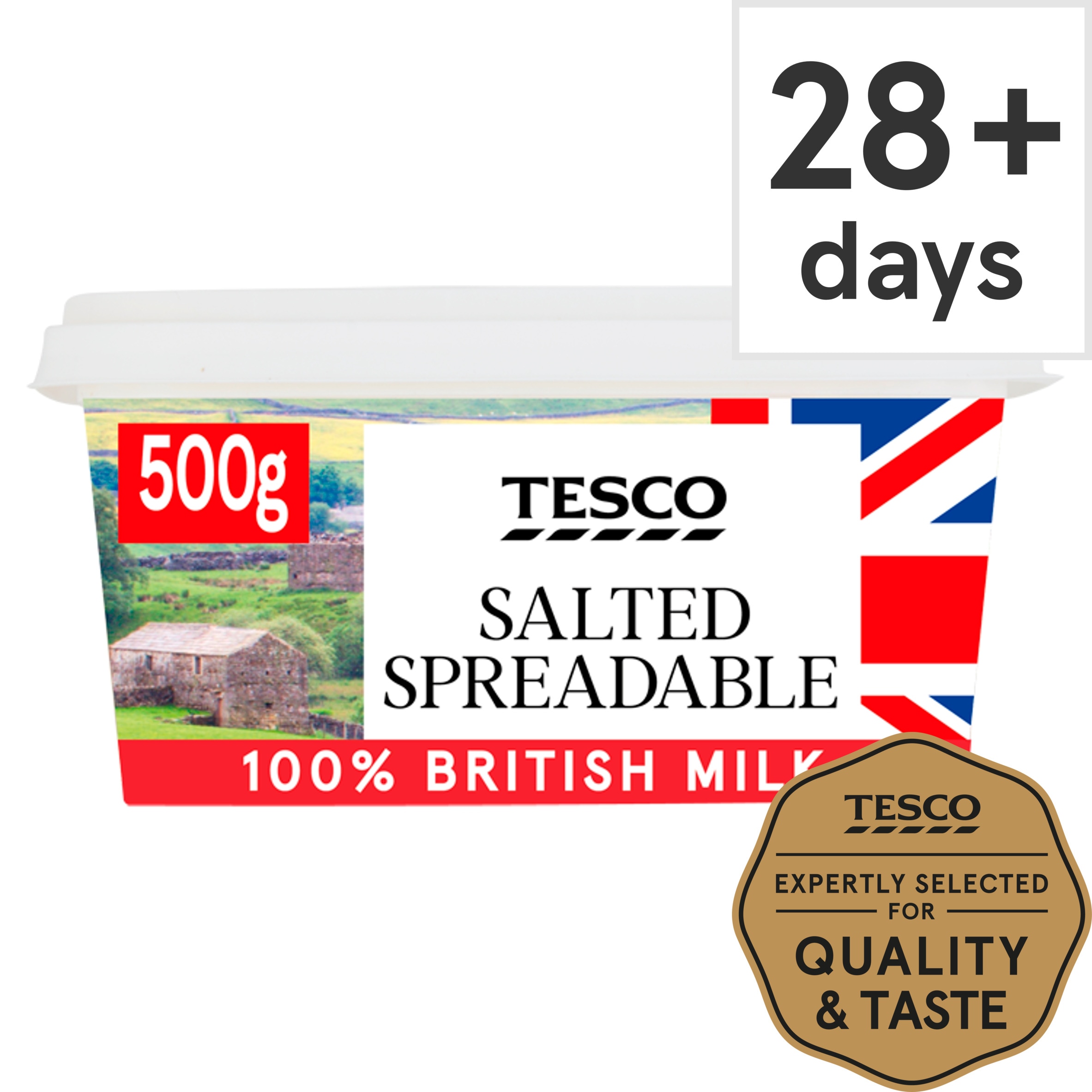 Tesco British Salted Spreadable 500g