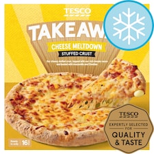 Tesco Stuffed Crust Cheese Pizza 431G