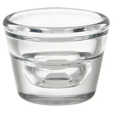 Tesco Tea Light And Dinner Candle Holder Clear