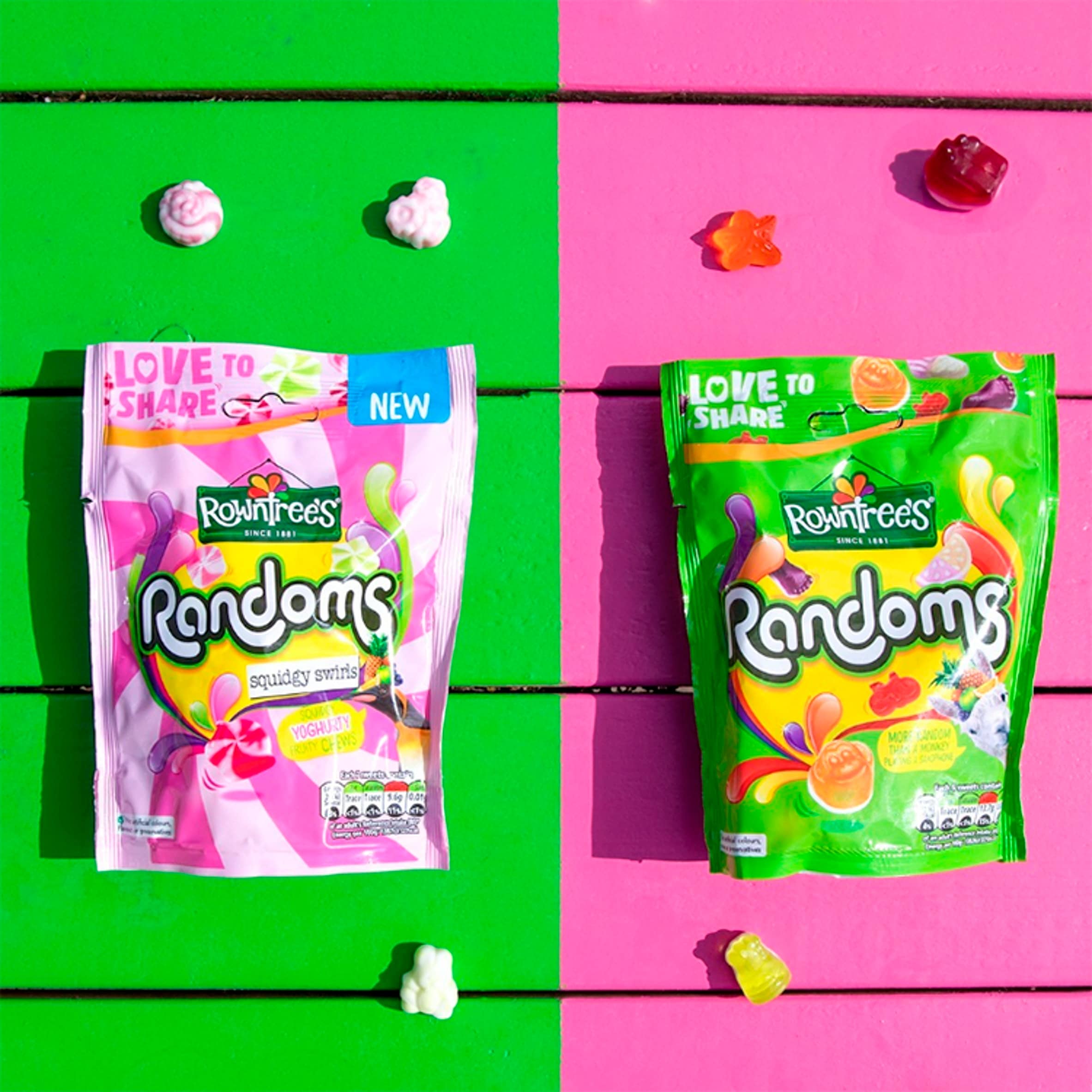 Rowntree's Randoms Sweets Sharing Bag 150g thumbnail 2