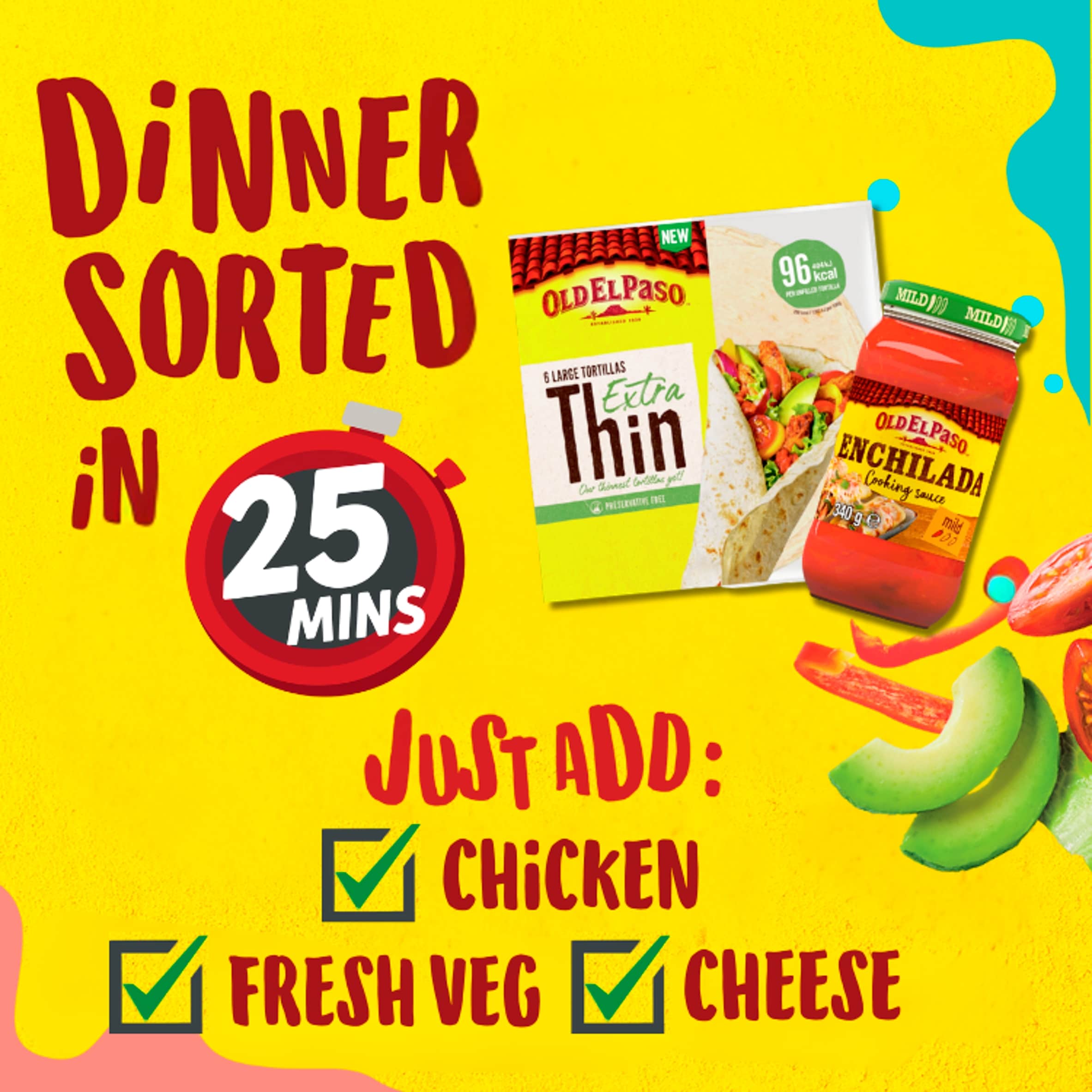 Old El Paso Enchilada Sauce Mild 340G thumbnail 2