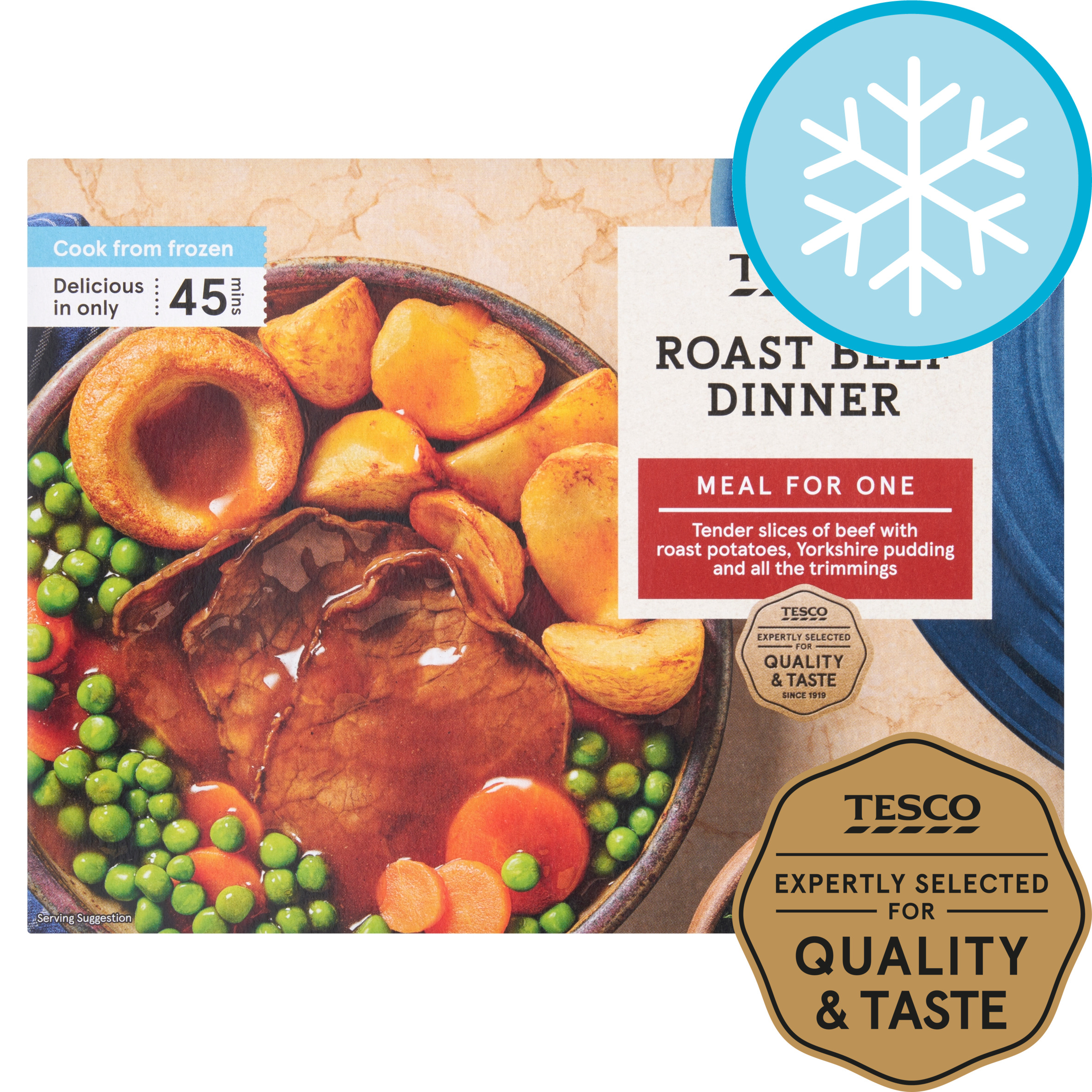 Tesco Roast Beef Dinner 400G