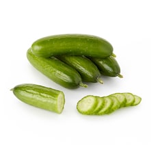 Tesco Baby Cucumbers 200G thumbnail 2