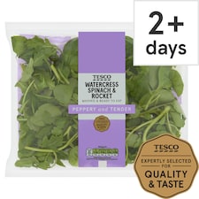 Tesco Watercress, Spinach & Rocket 80g