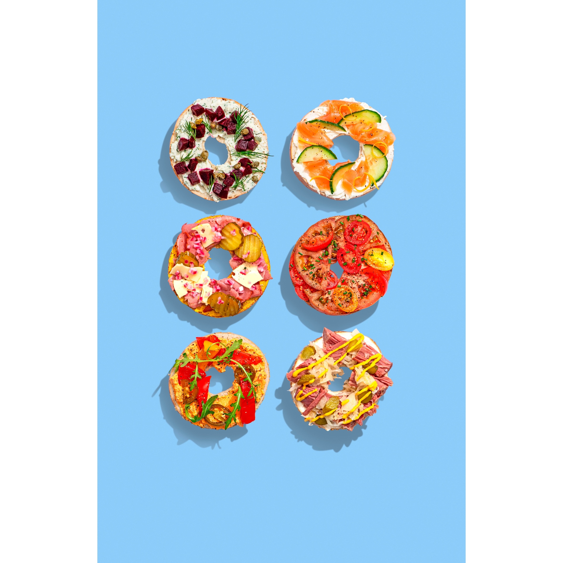 New York Bakery Co Red Onion & Chive Bagels 5 Pack thumbnail 2