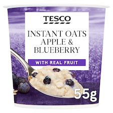Tesco Instant Oats - Apple & Blueberry 55g