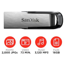 SanDisk Ultra Flair USB 3.0 Memory Stick 64gb thumbnail 2