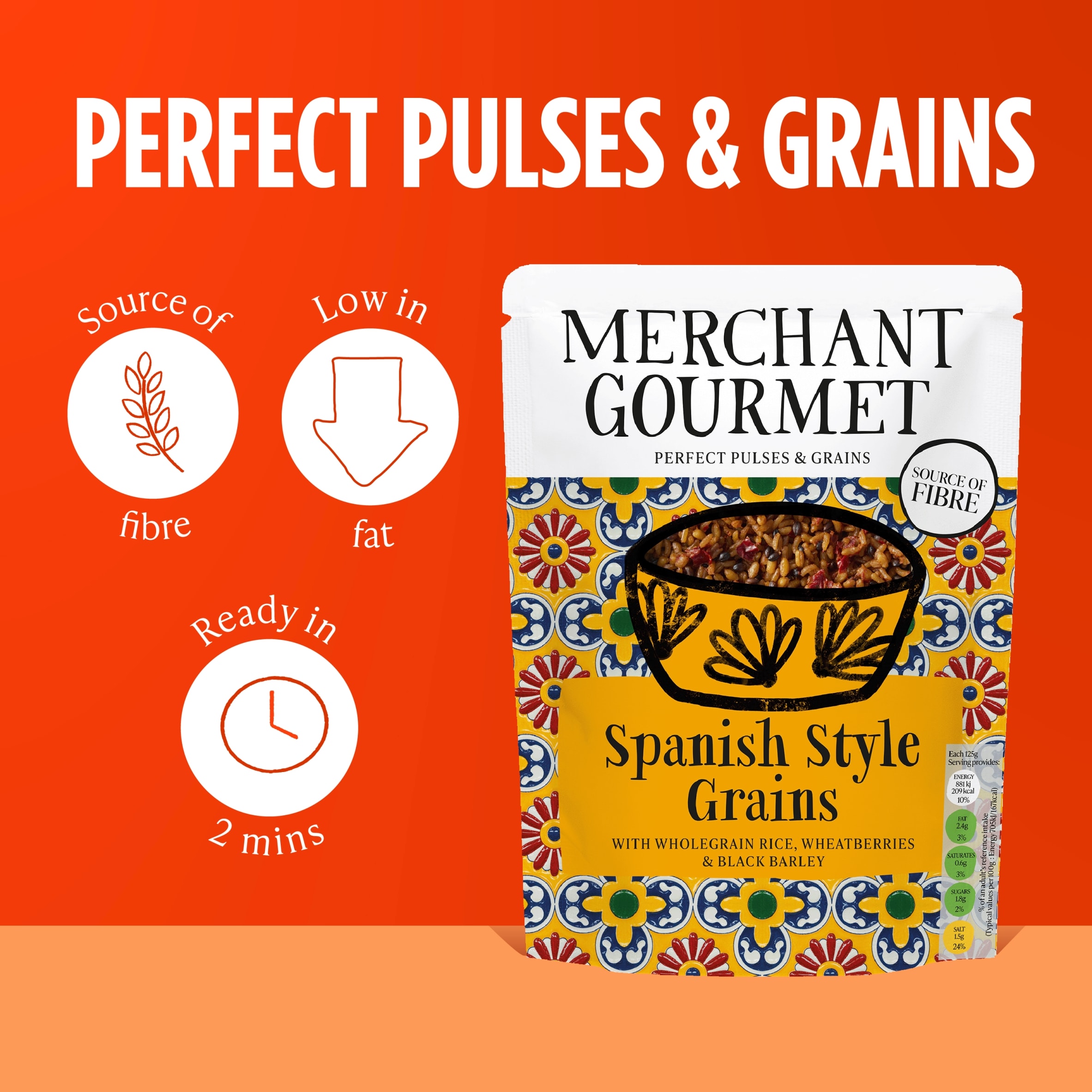Merchant Gourmet Spanish-Style Grains/Rice 250G thumbnail 3