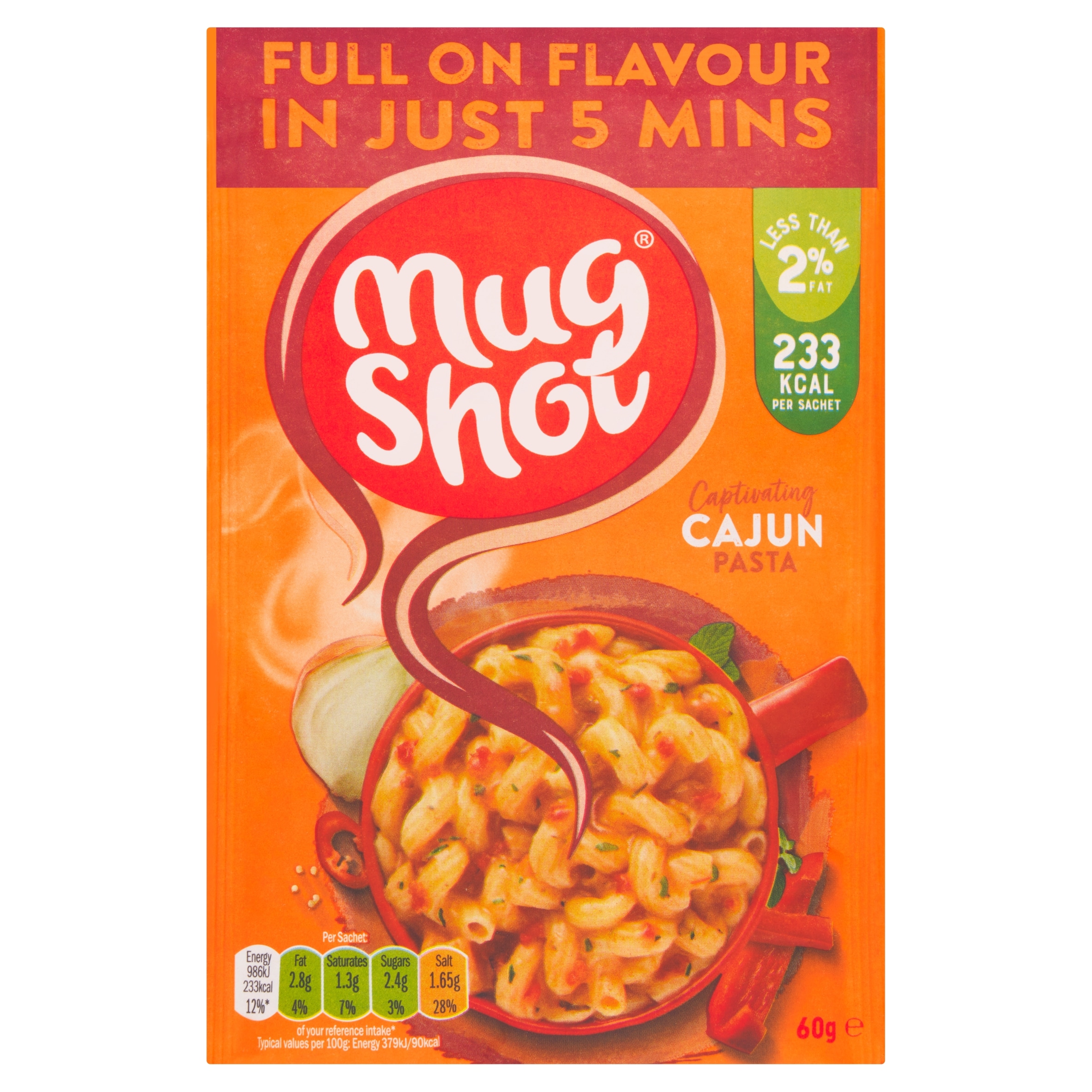 Mug Shot Cajun Pasta 60G