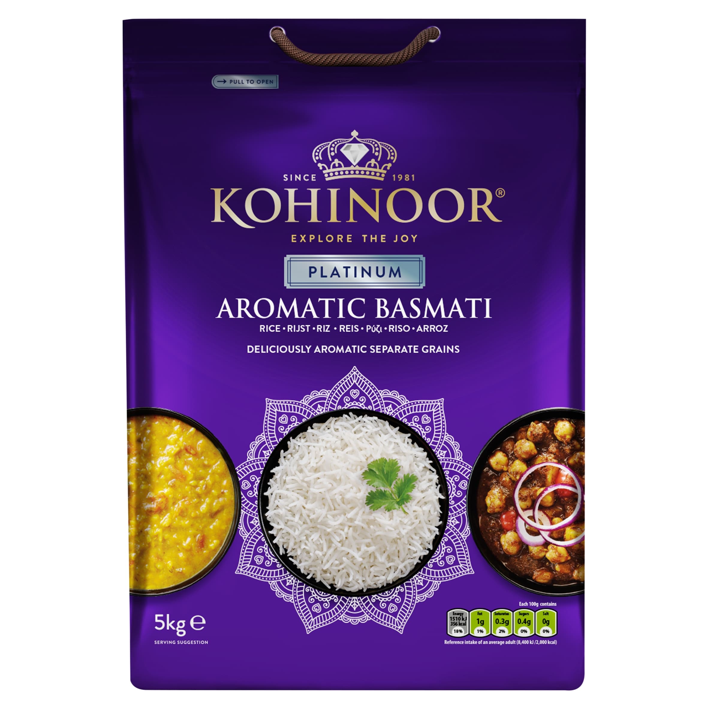 Kohinoor Platinum Basmati Rice 5kg