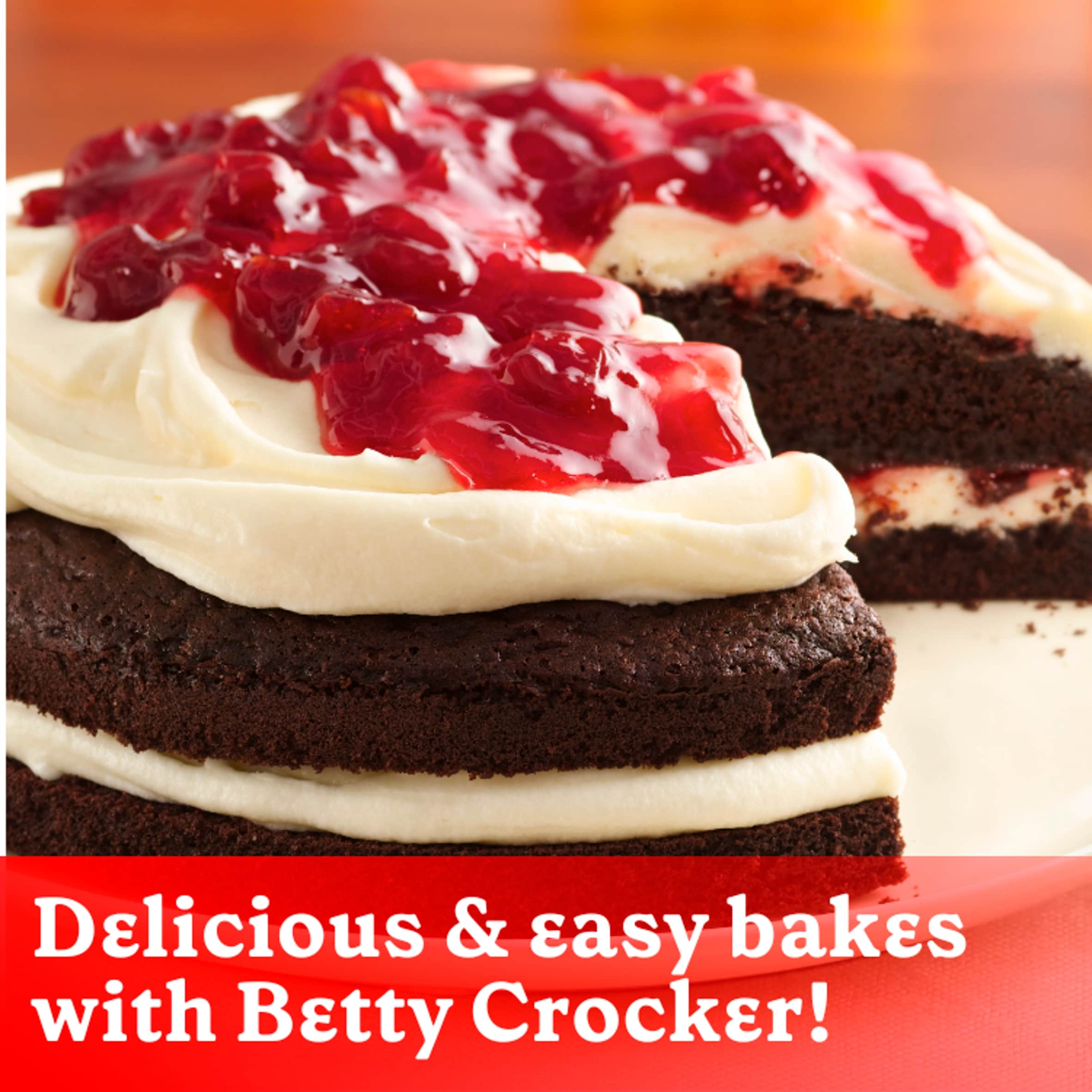 Betty Crocker Gluten Free Devils Food Cake Mix 425g thumbnail 2