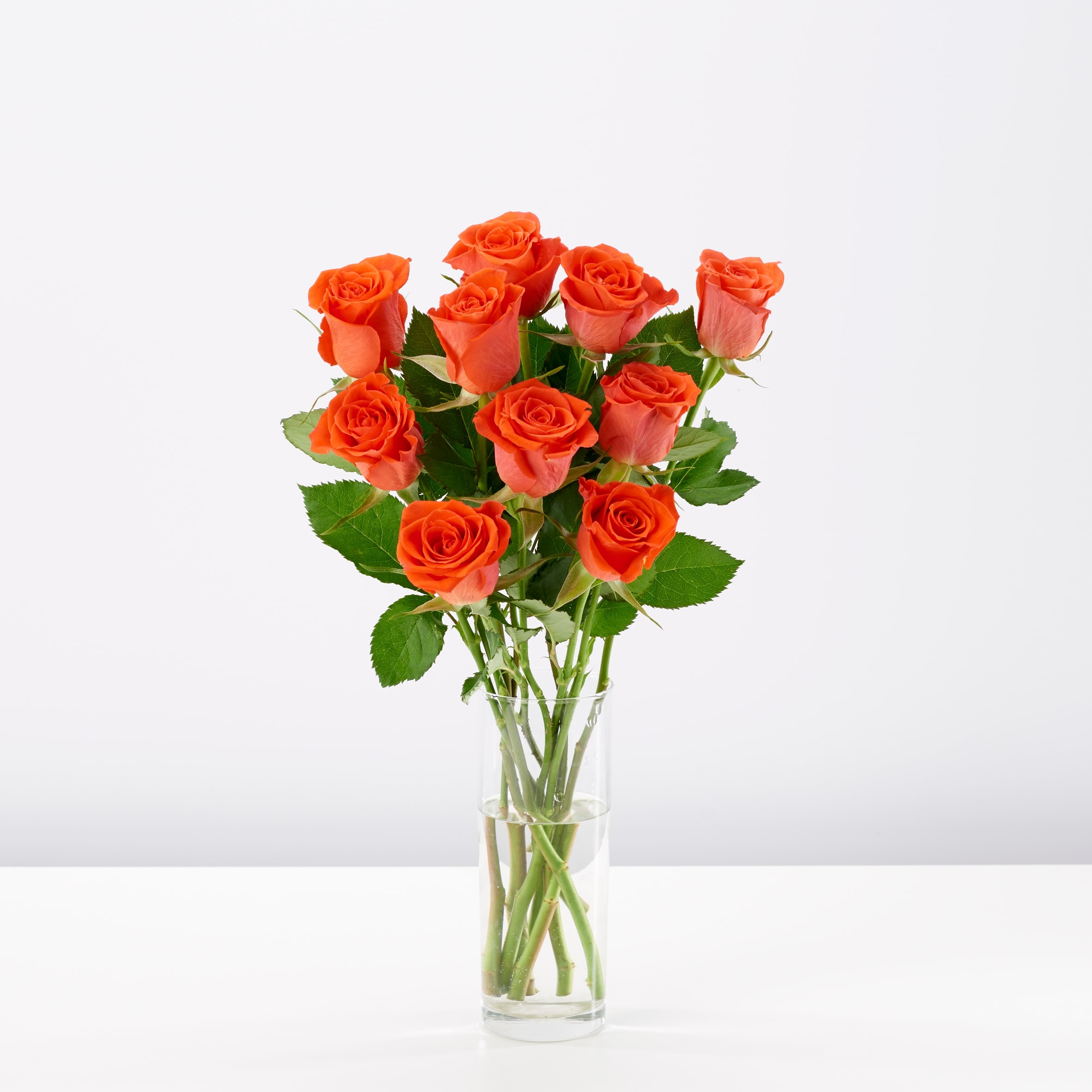 Tesco Small Red & Orange Roses Bouquet