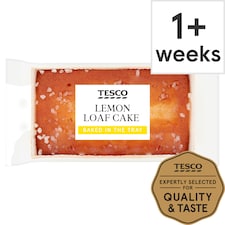 Tesco Lemon Loaf Cake Baked in the Tray