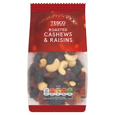 Tesco Roasted Cashew & Raisin Mix 225G