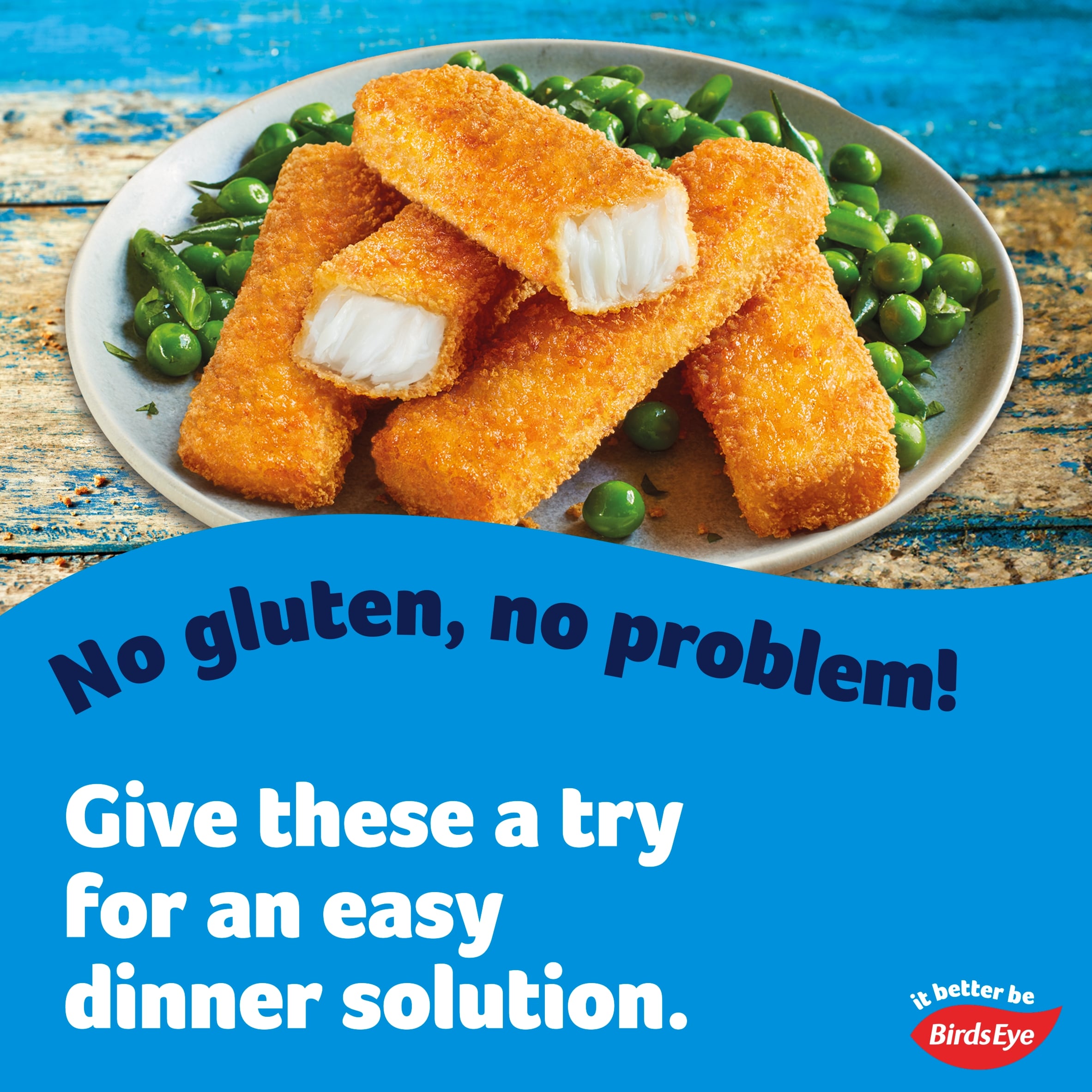 Birds Eye Gluten Free Fish Fingers 12 Pack 360g thumbnail 2